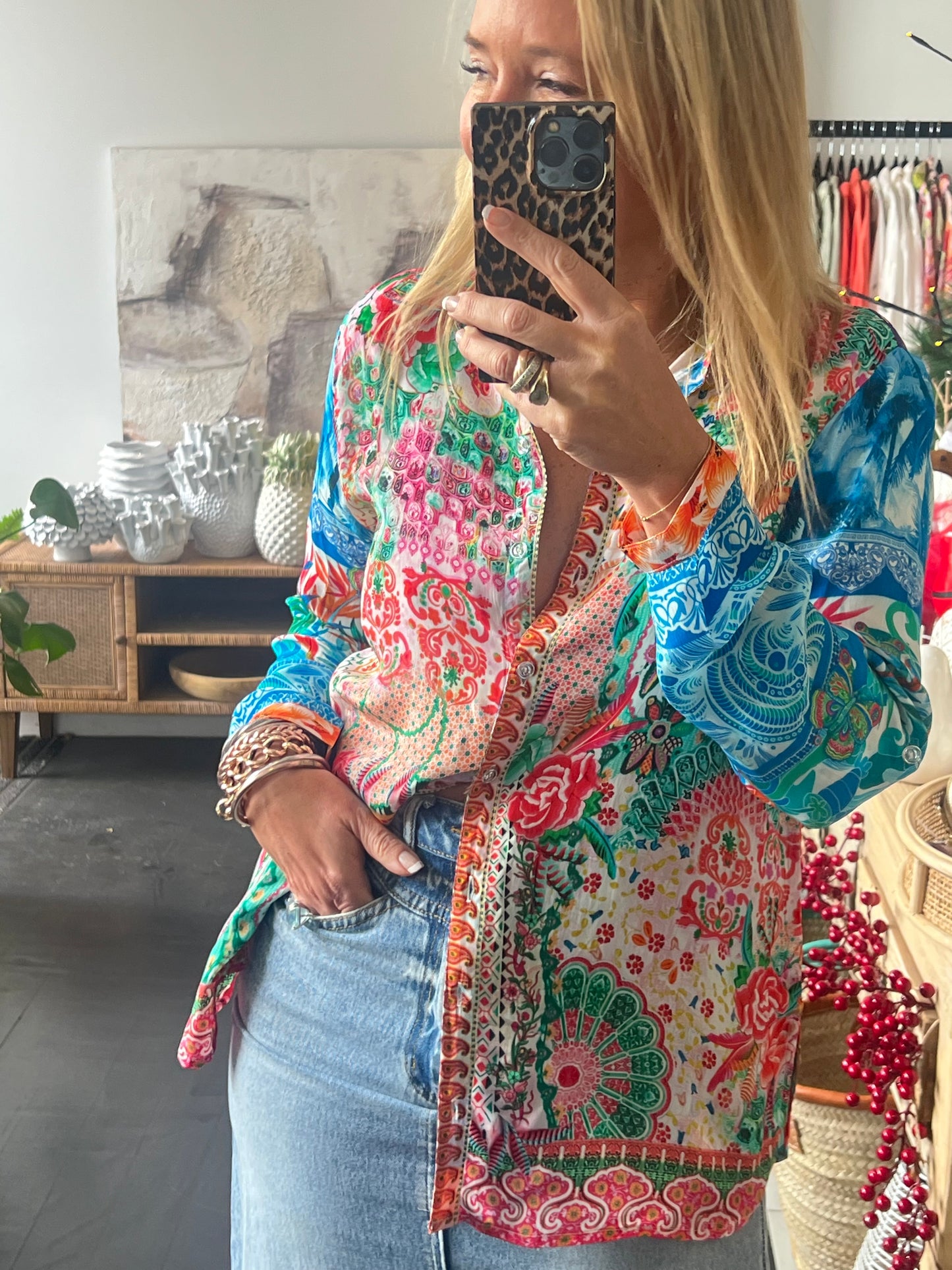 Slinky Floral Resort Shirt