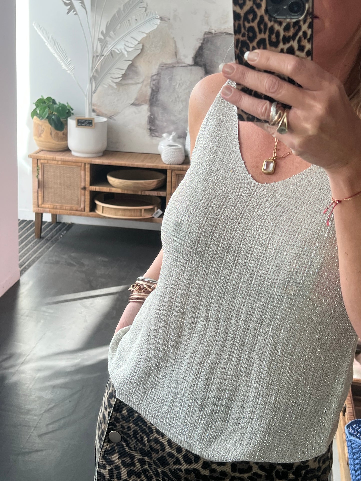 Twinkle Tank - silver