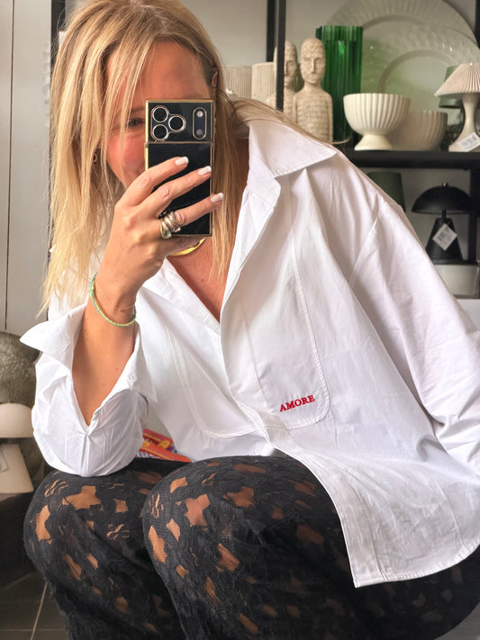 Amore Crisp White Shirt