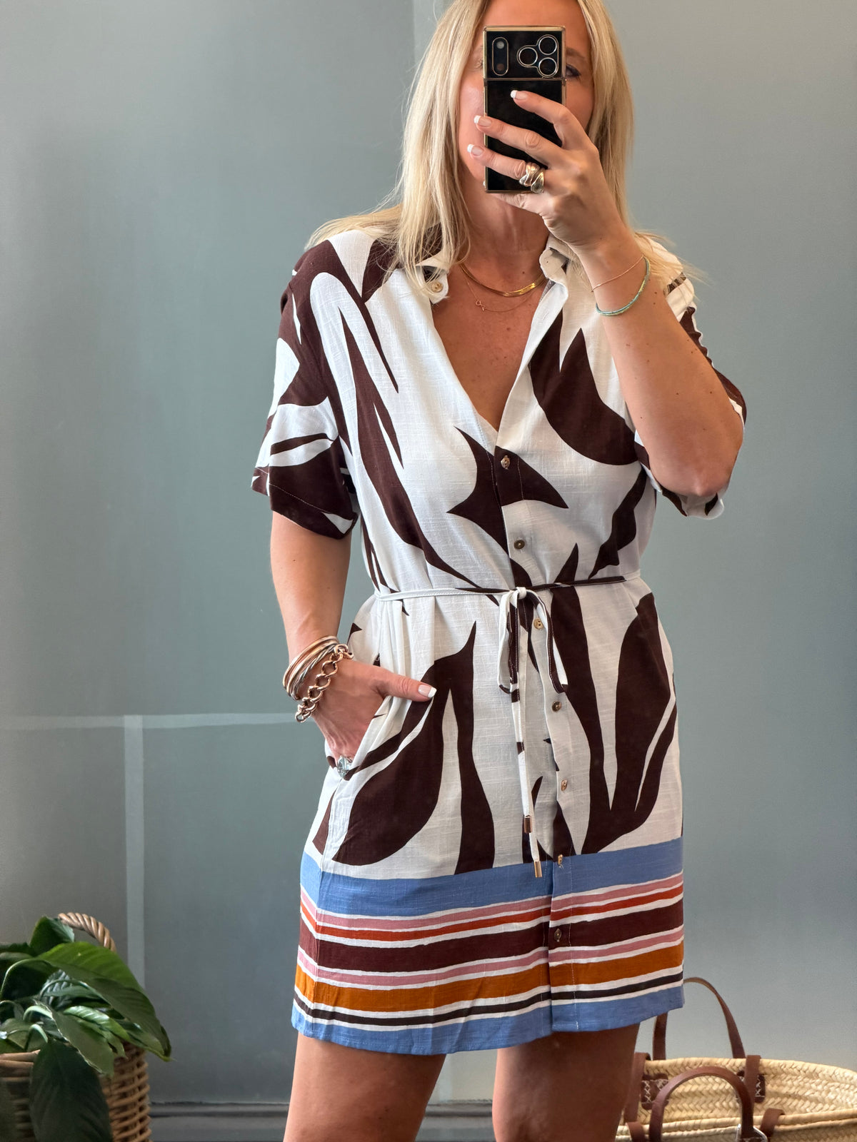Linen Shirt Dress