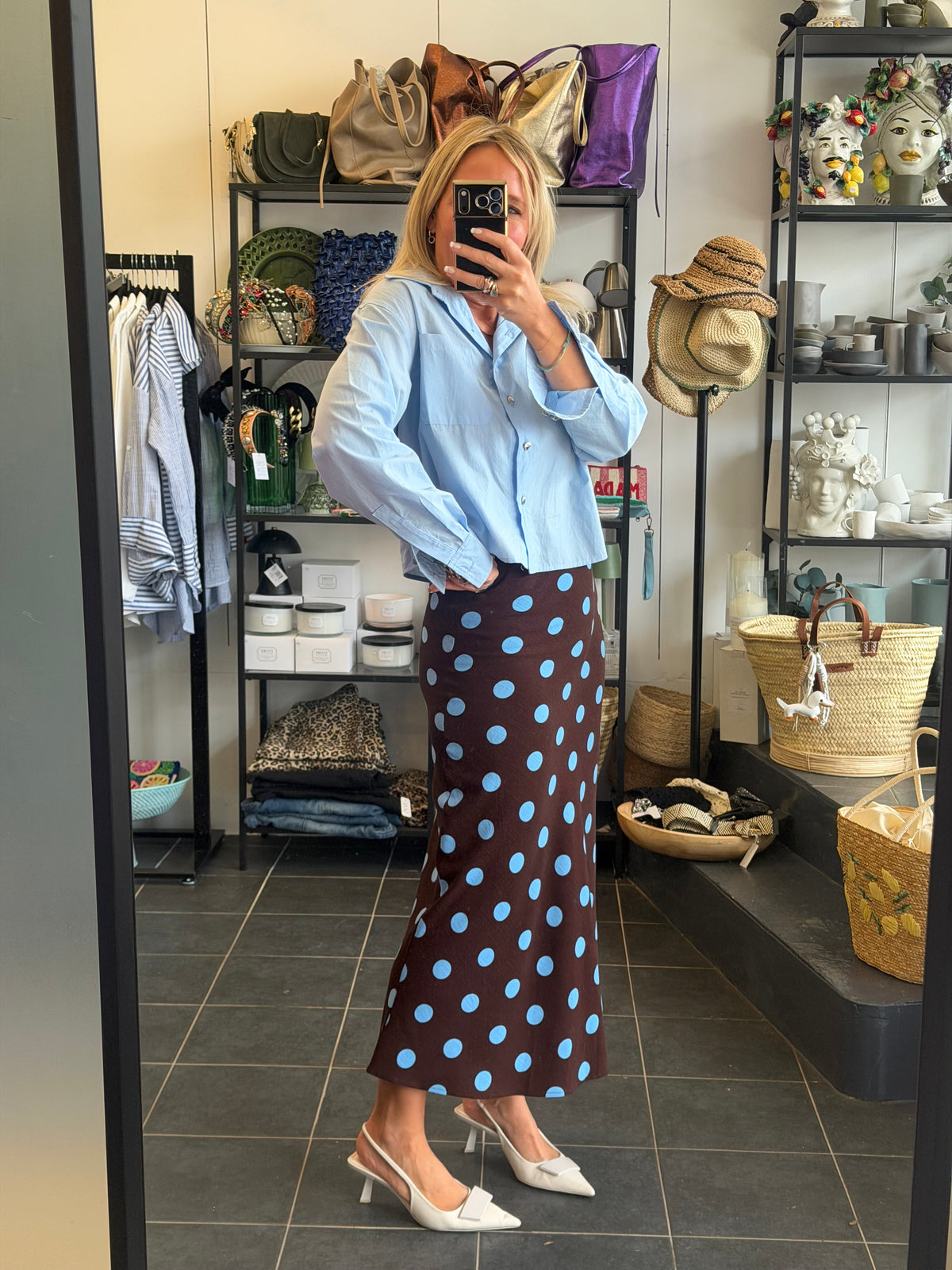 Polka Dot Skirt