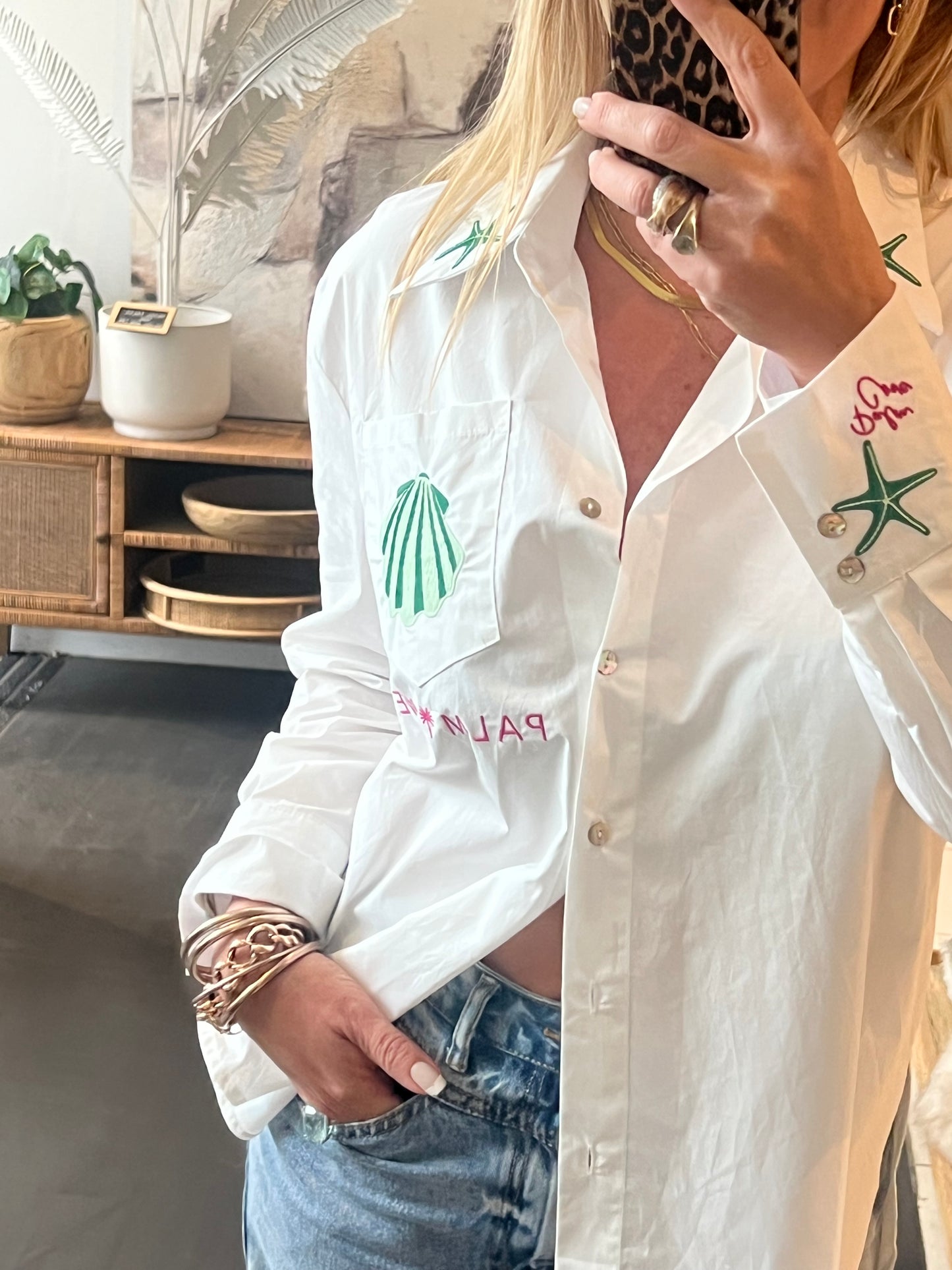 Sea Shells Shirt - green