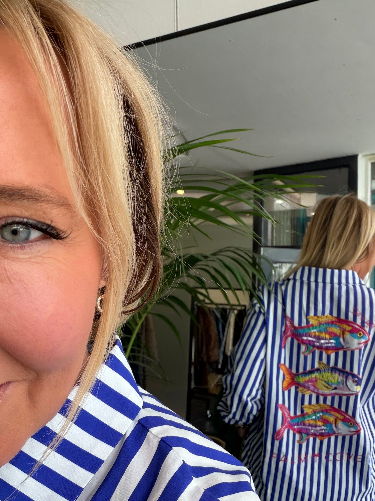 Stripe Rainbow Fish Shirt