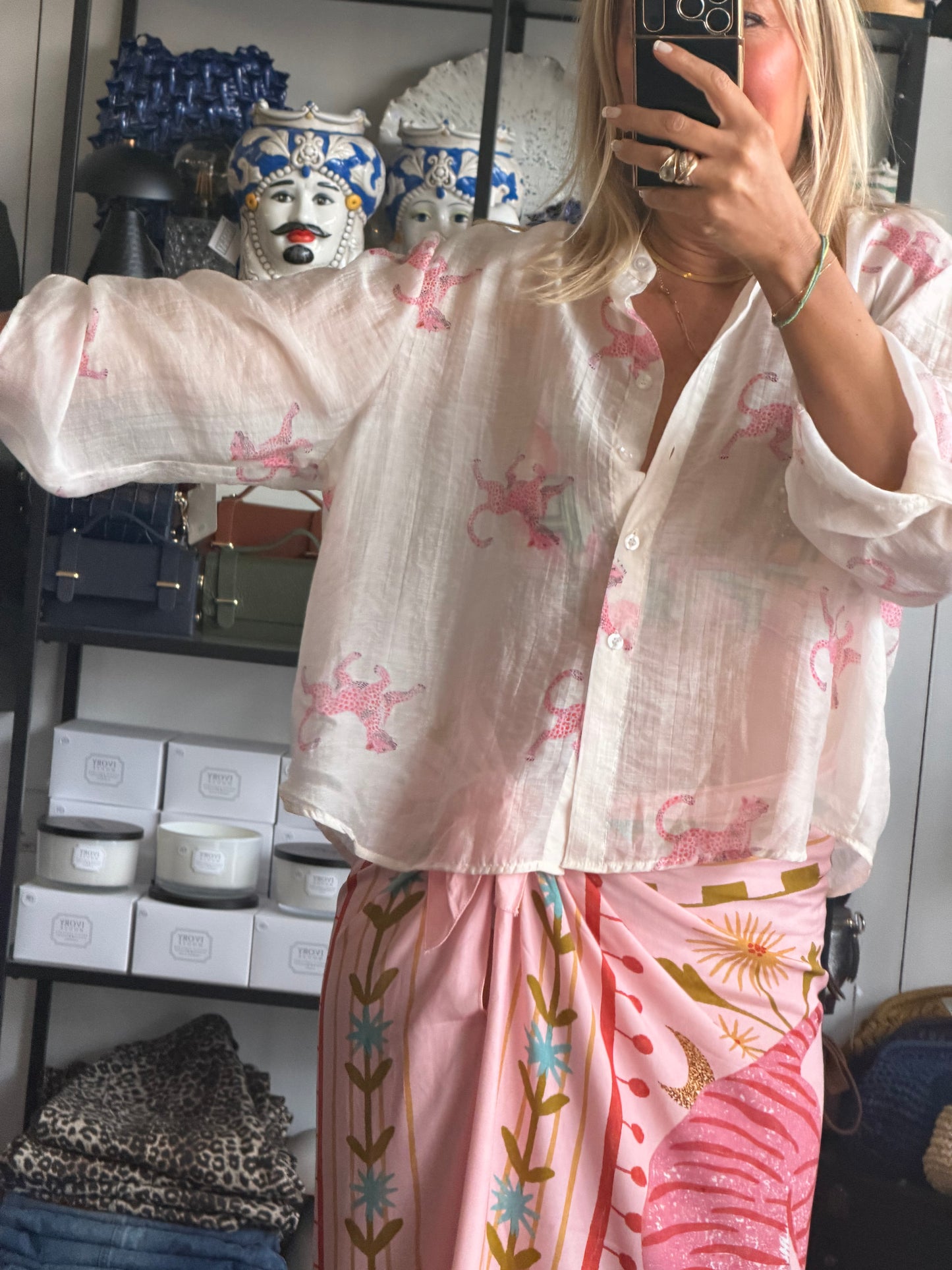 Shirt - pink tigers by Have One