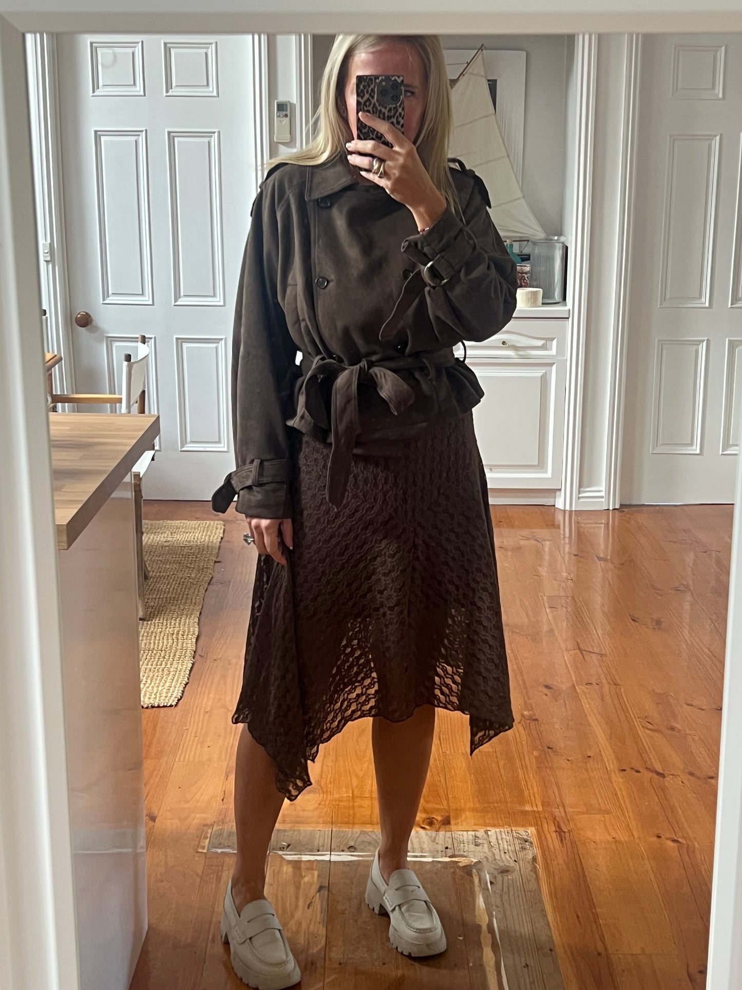 Cropped Trench Jacket