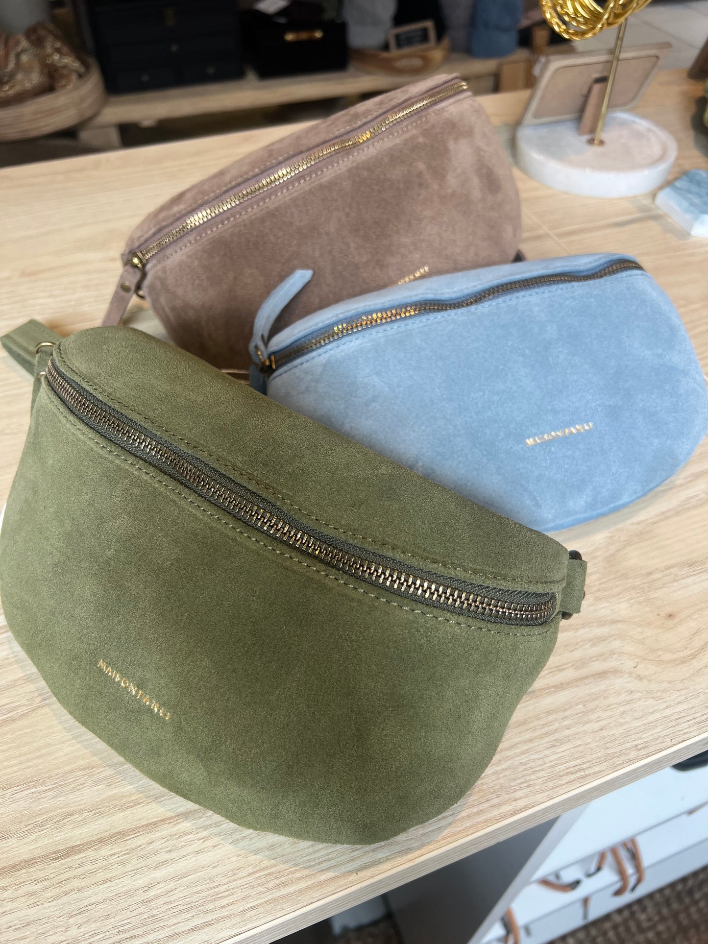 Maison FANLI leather cross body bum bag