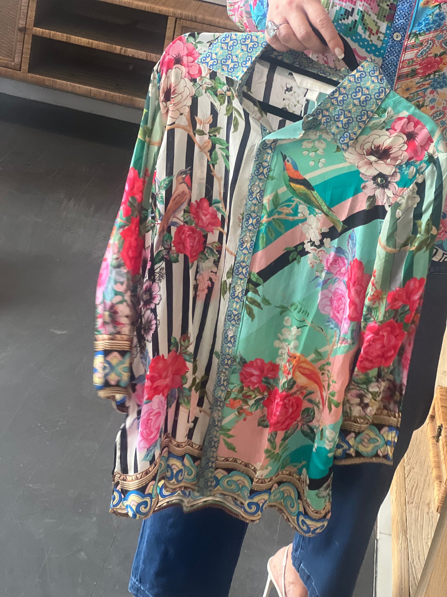Slinky Resort Shirt - aqua