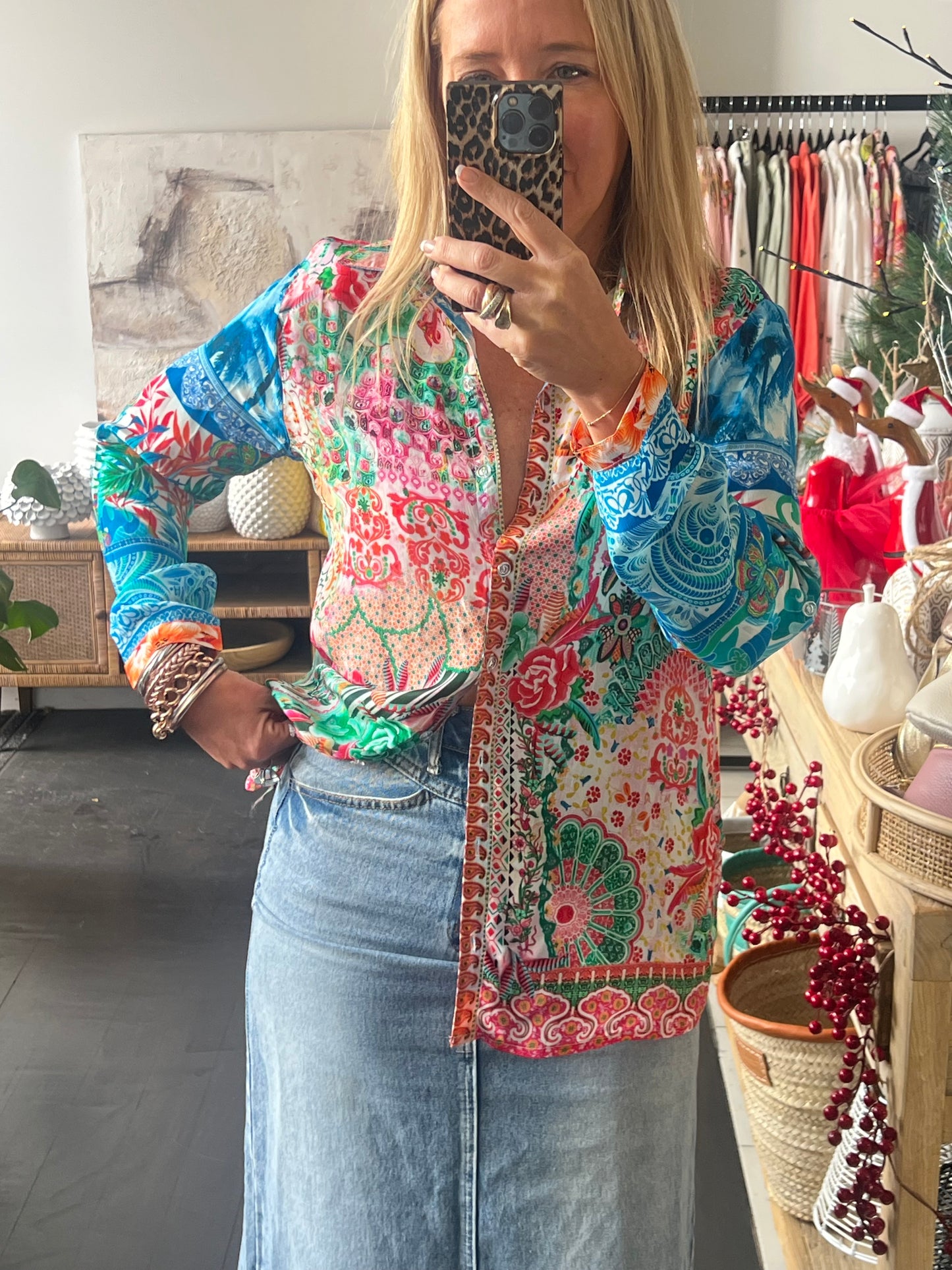 Slinky Floral Resort Shirt