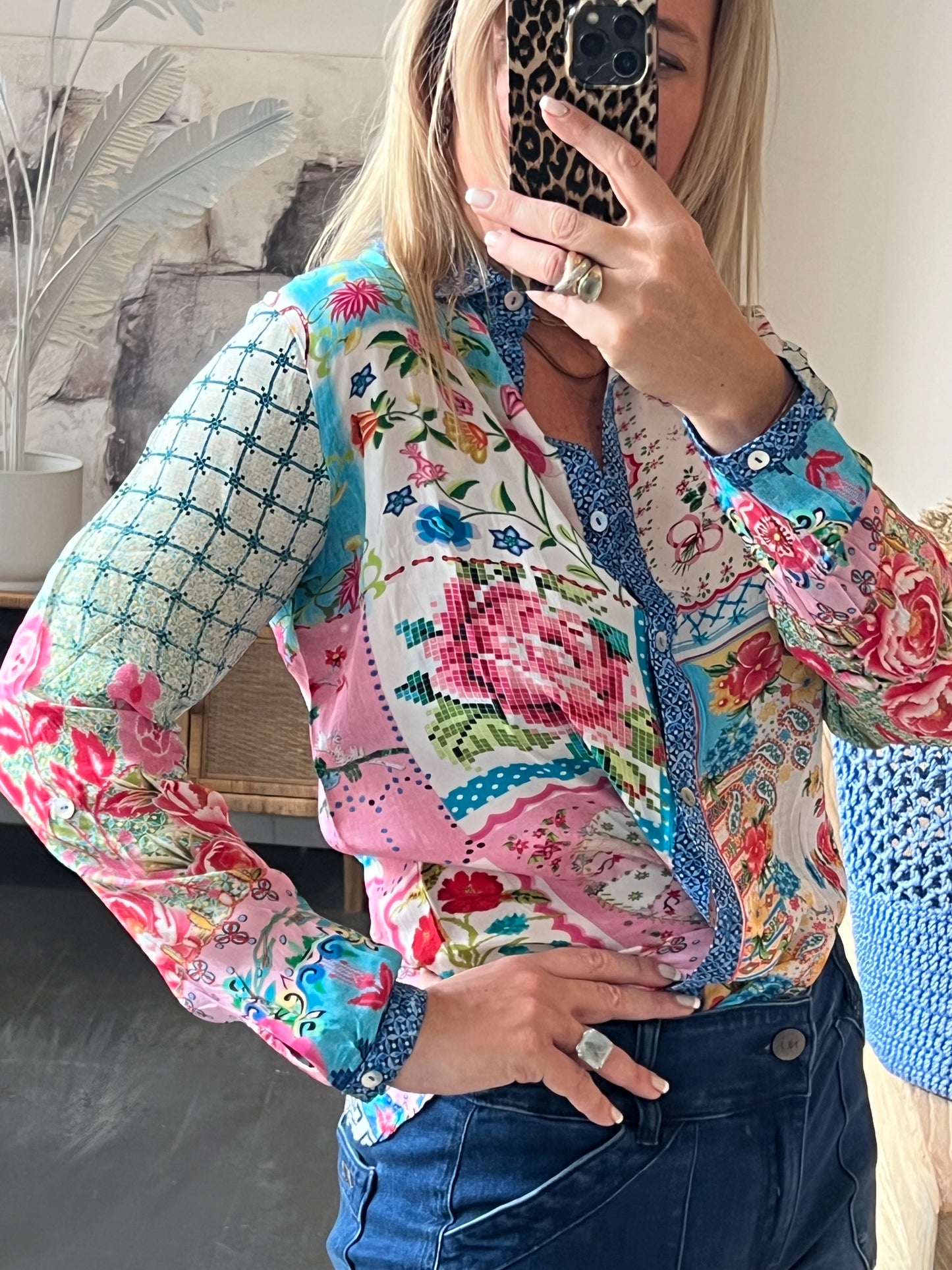 Slinky Resort Shirt - multi