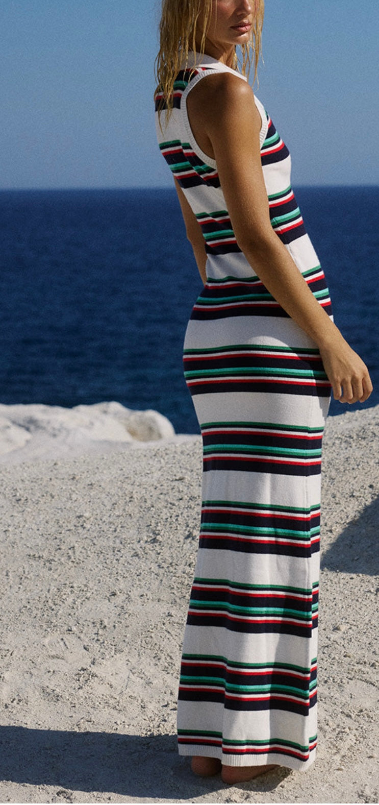 Sleeveless Polo Dress