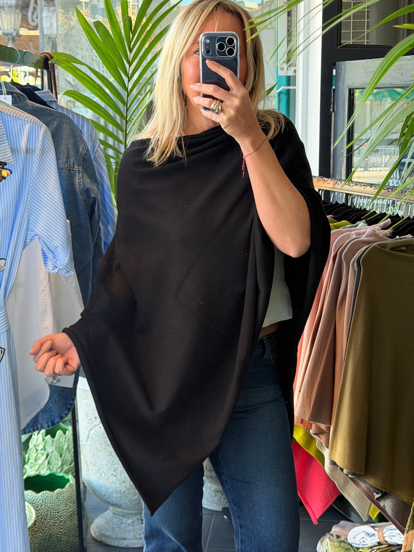 35 colours Travel Wrap Poncho- wool blend