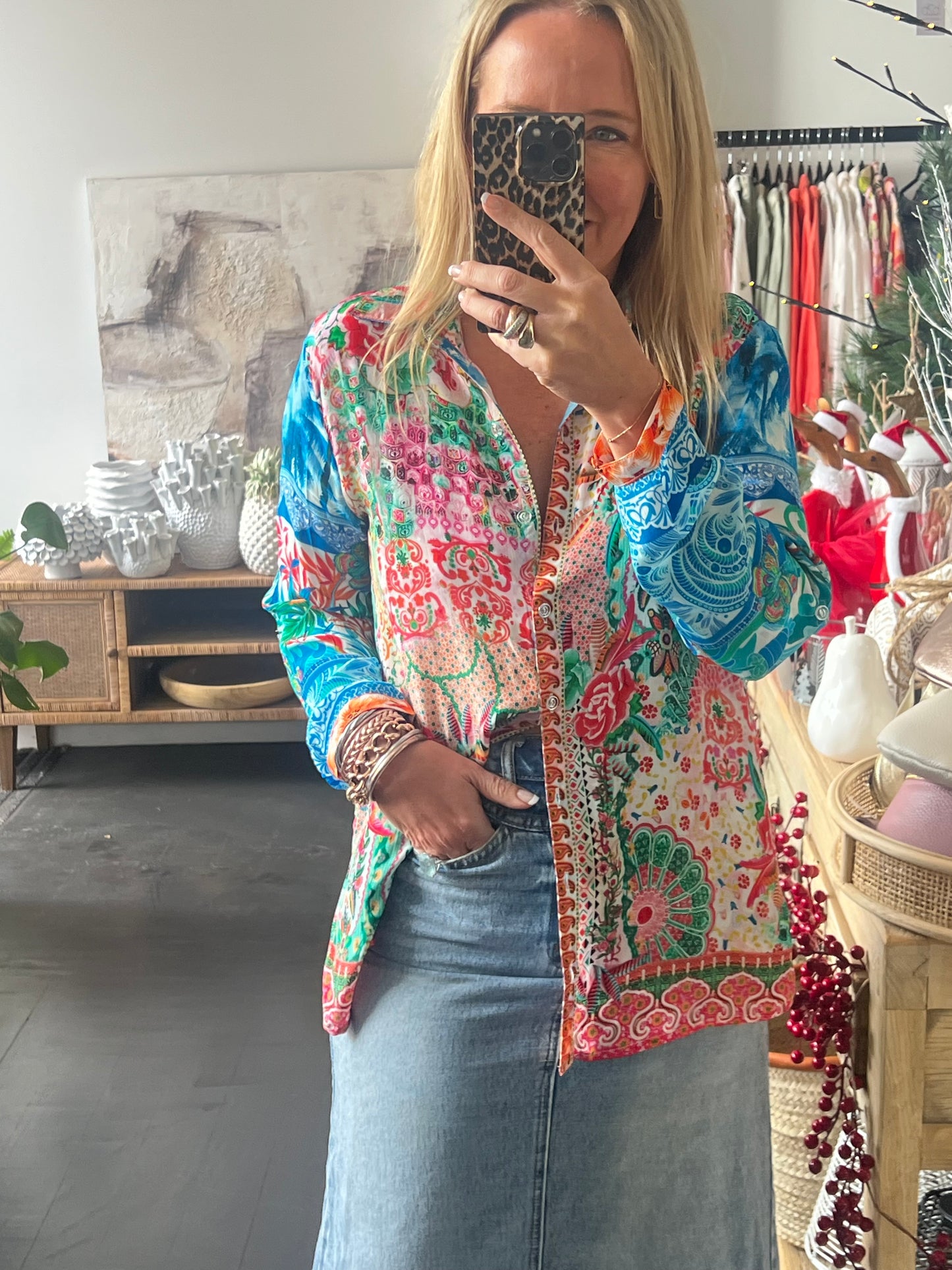 Slinky Floral Resort Shirt