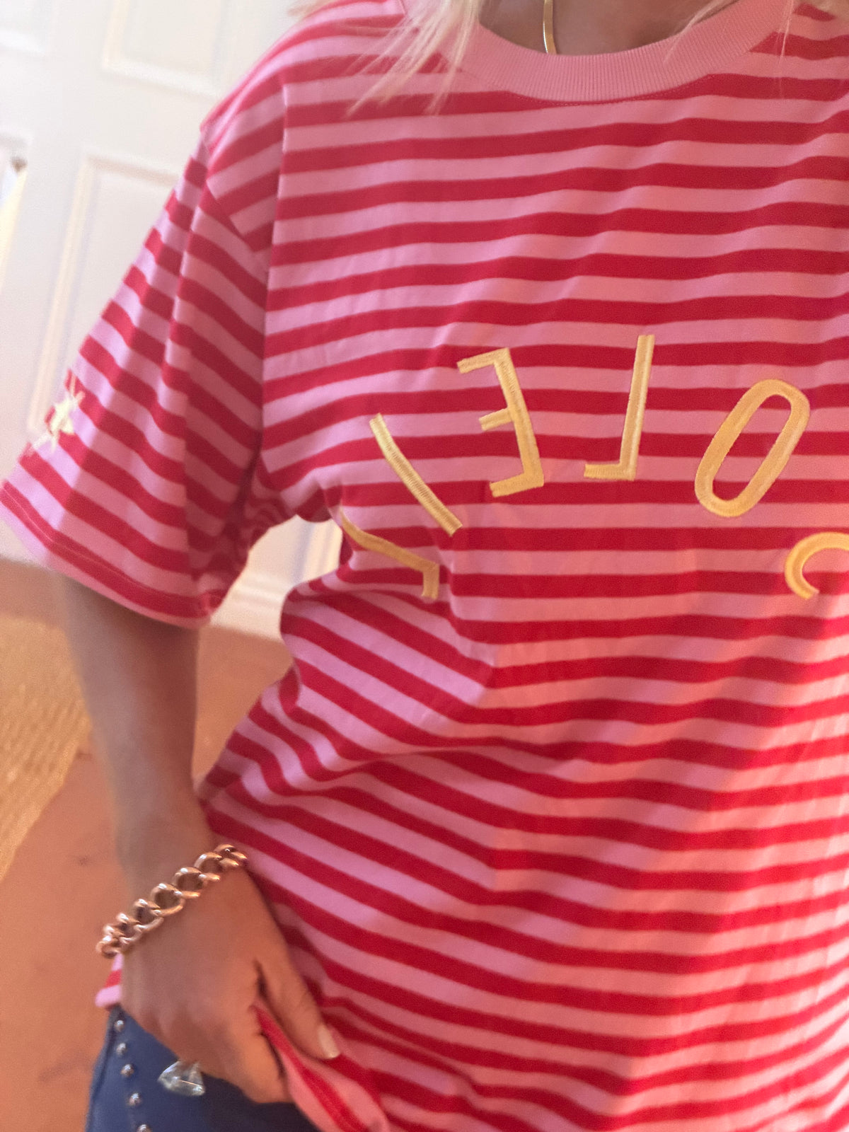Soliel T-Shirt - red & pink