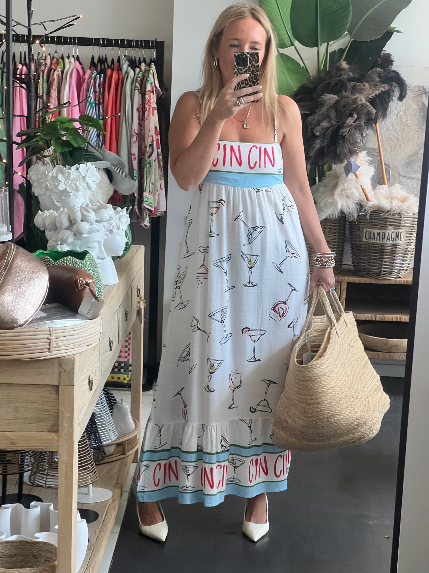 Cin Cin Maxi Strappy Dress