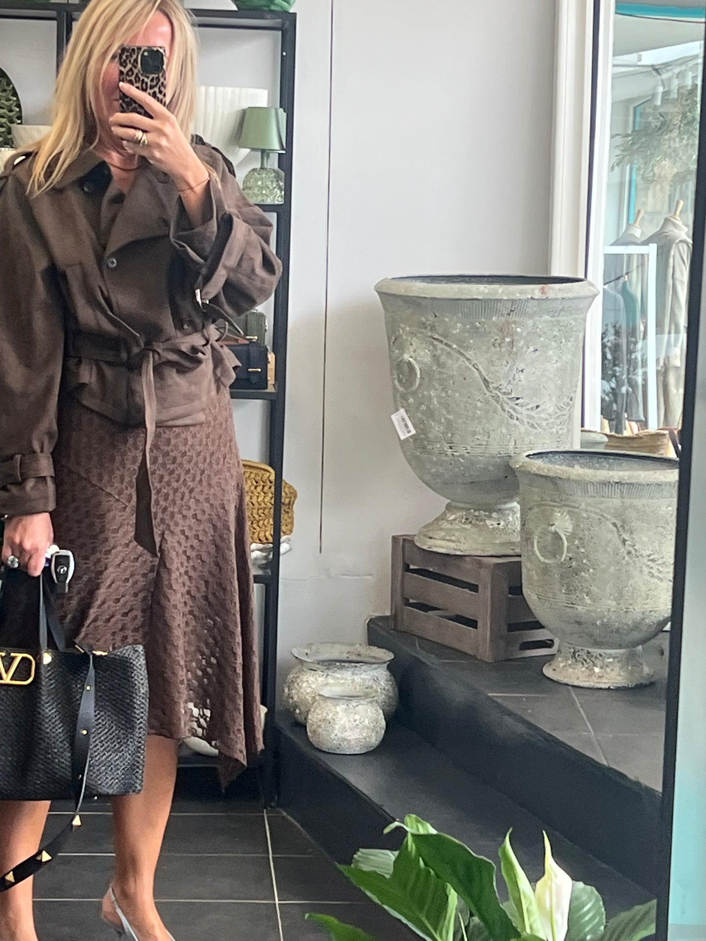 Cropped Trench Jacket