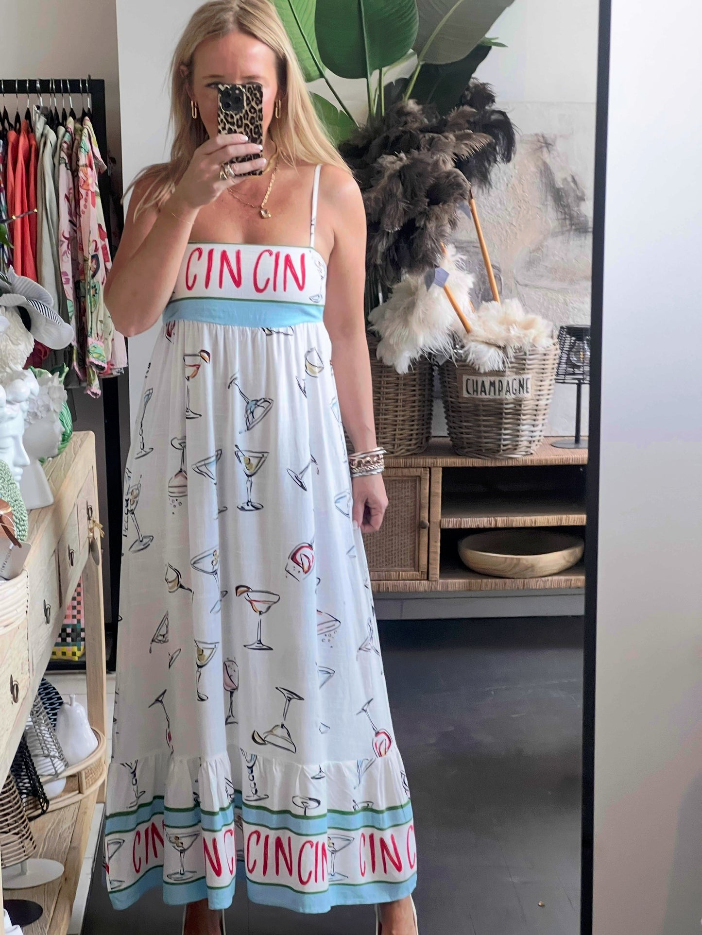 Cin Cin Maxi Strappy Dress