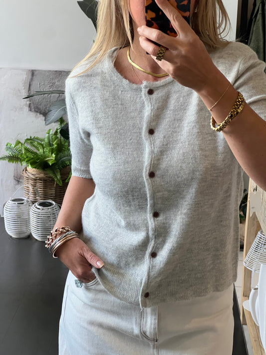 Basics -short sleeve Knit Sweater