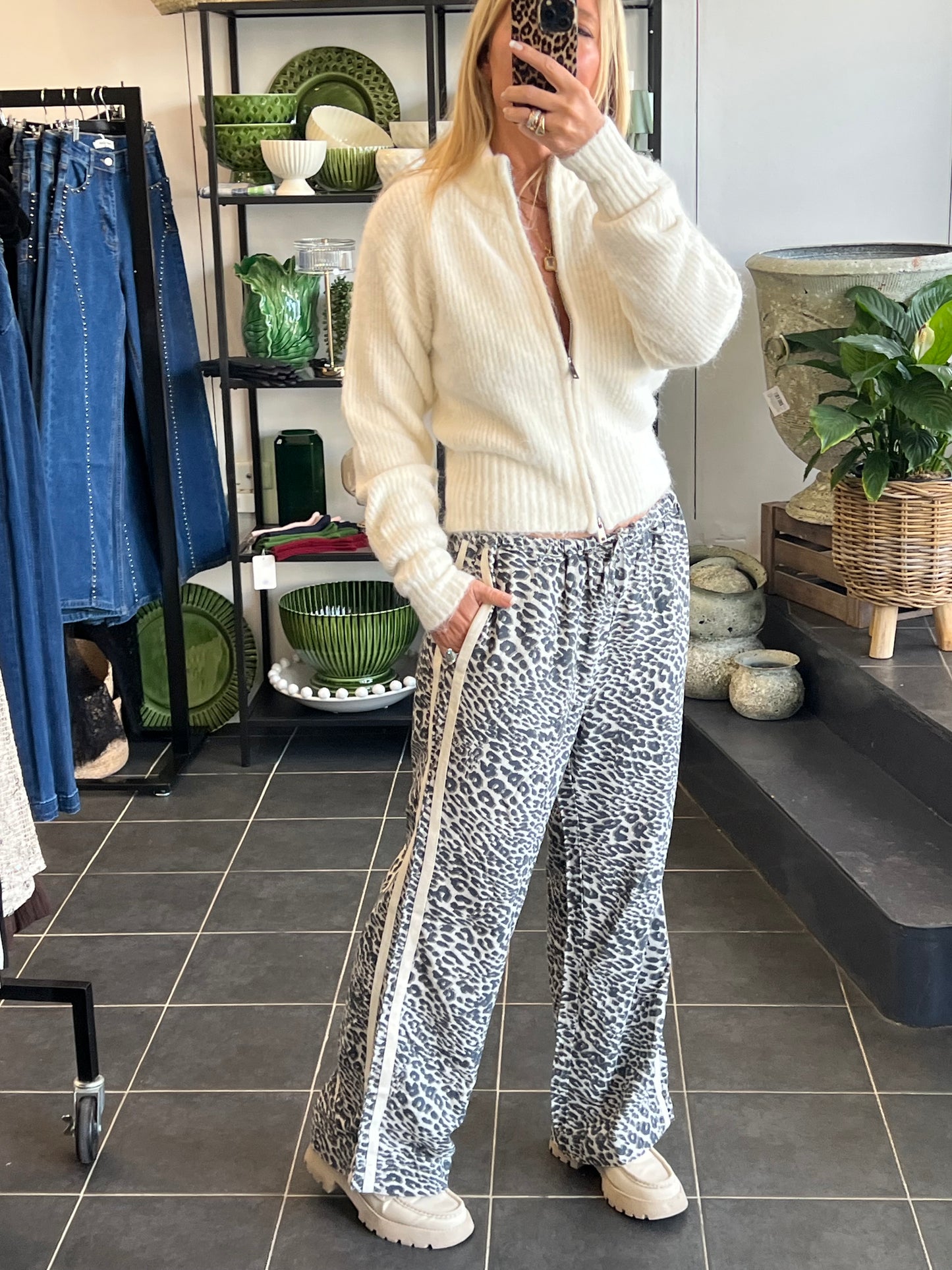 Zip Knit - winter white