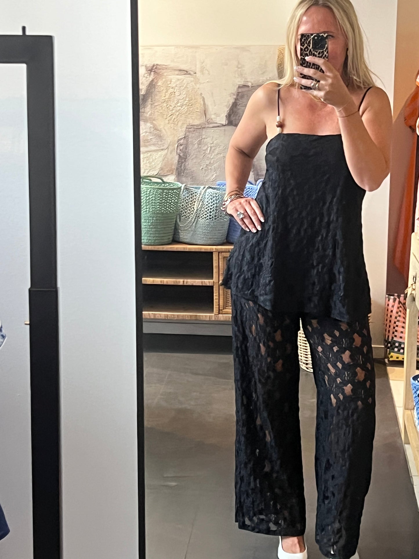 Lace Top & Pant 2 piece Set