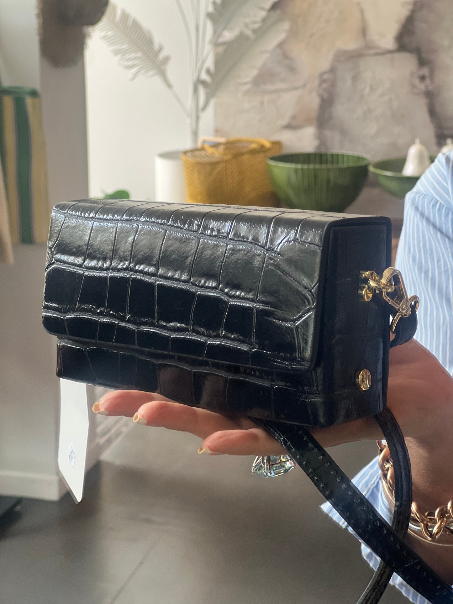 Maison FANLI Leather Margot Box Bag
