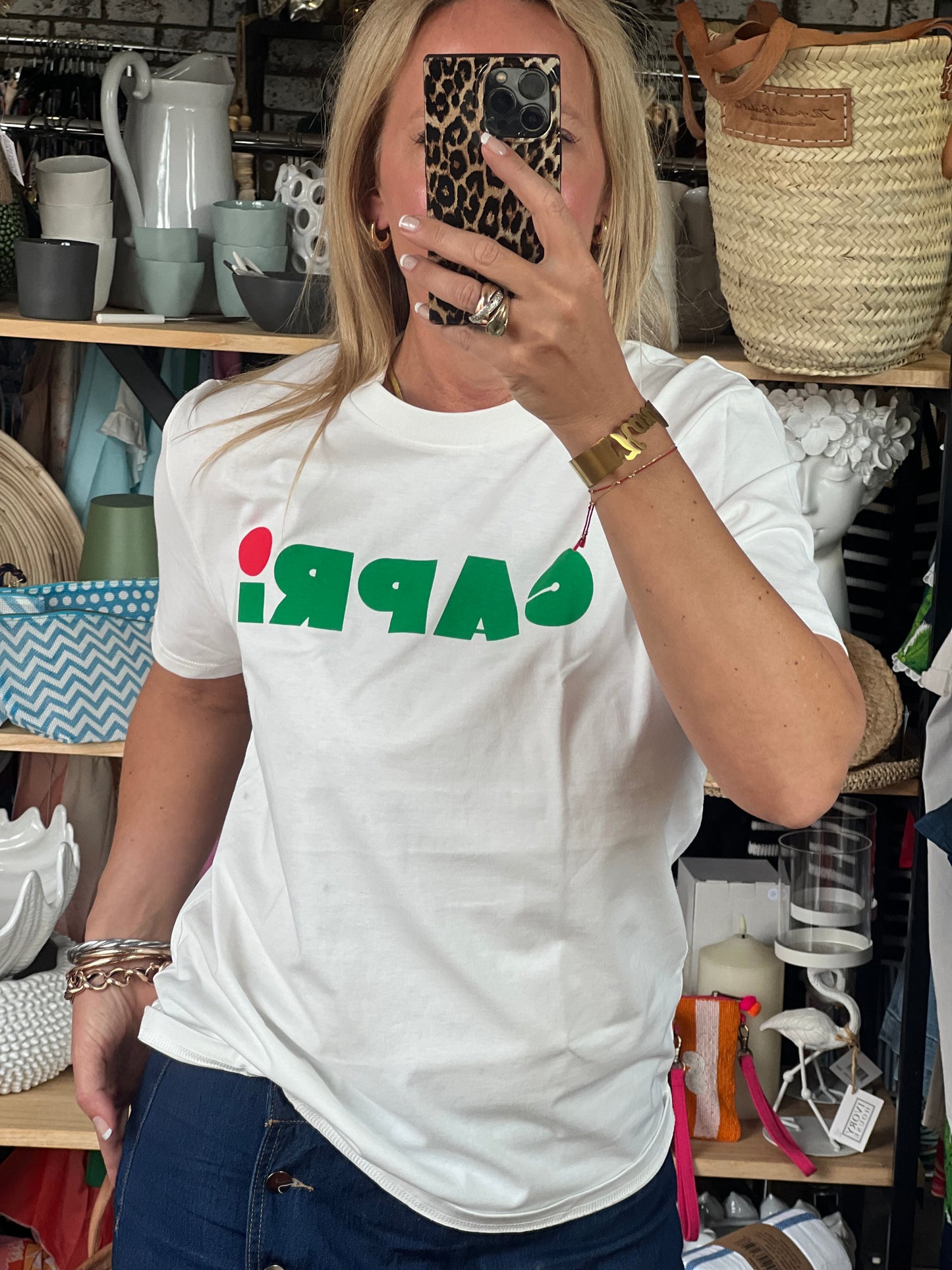 Capri Tee green - Little Palma