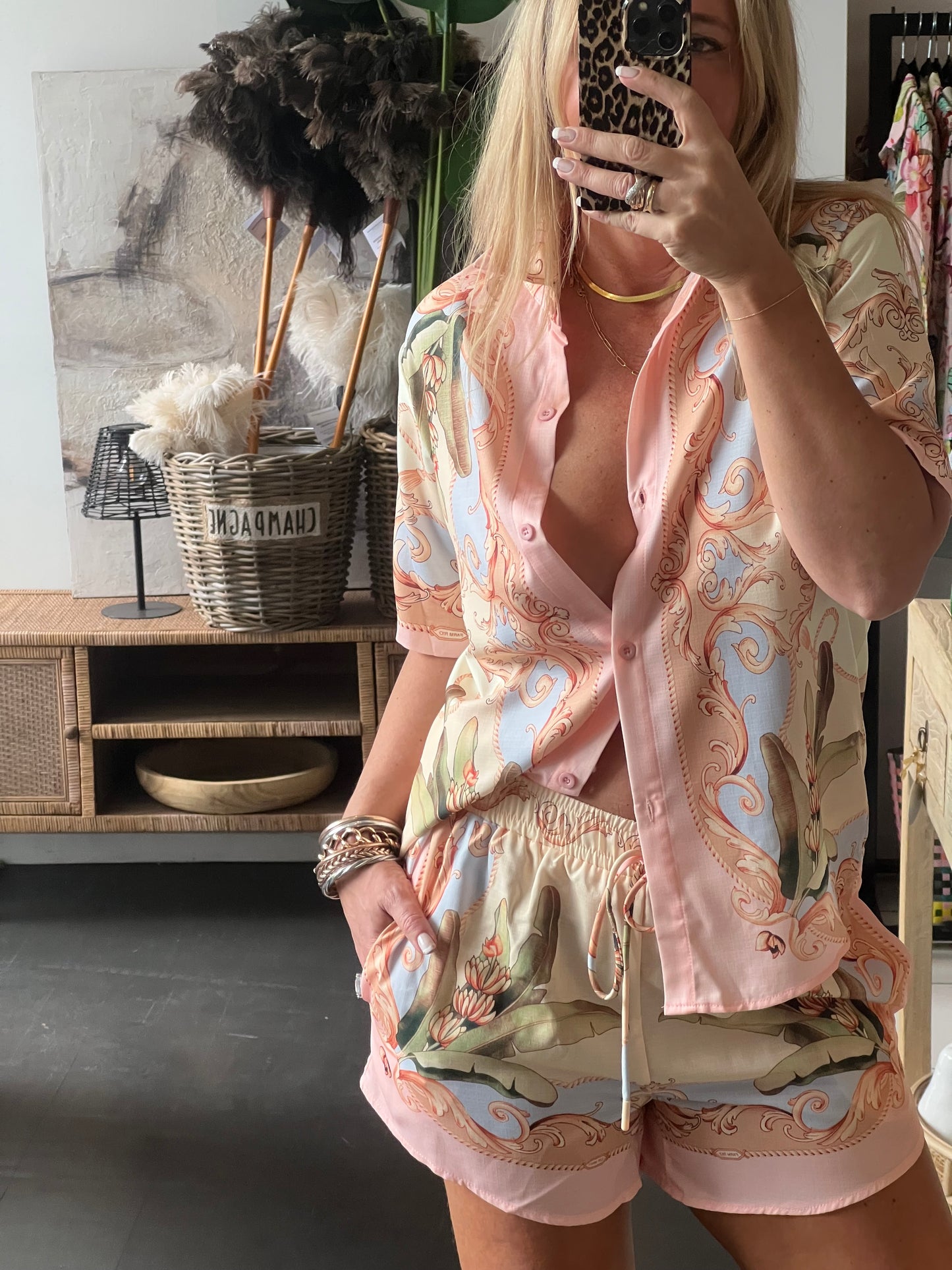 Positano Shirt & Shorts Set