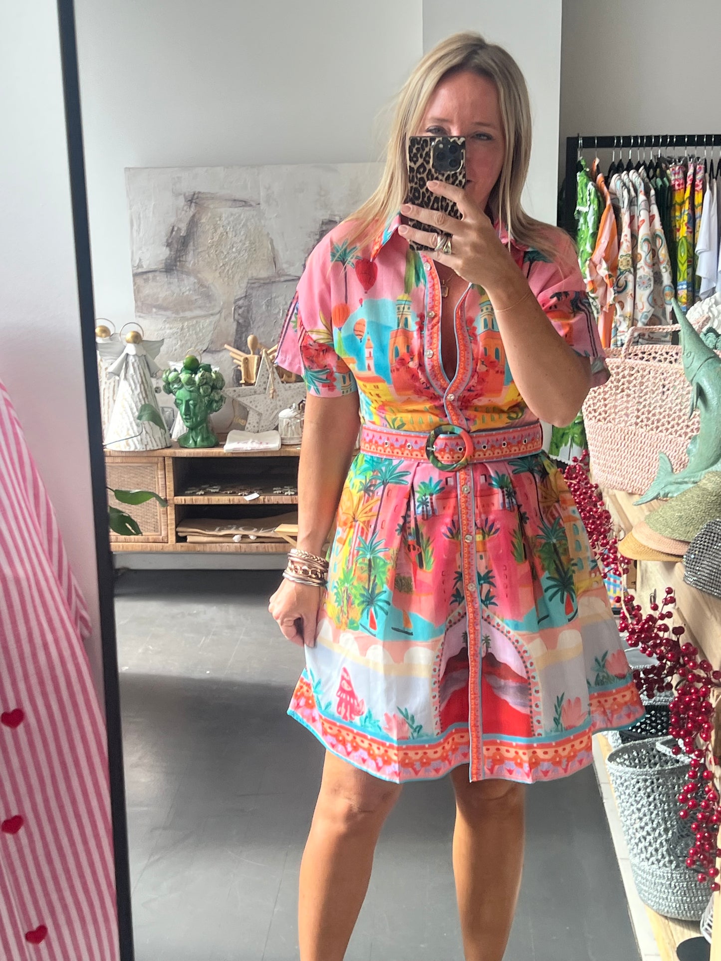 Up Up & Away! Shirt Dress