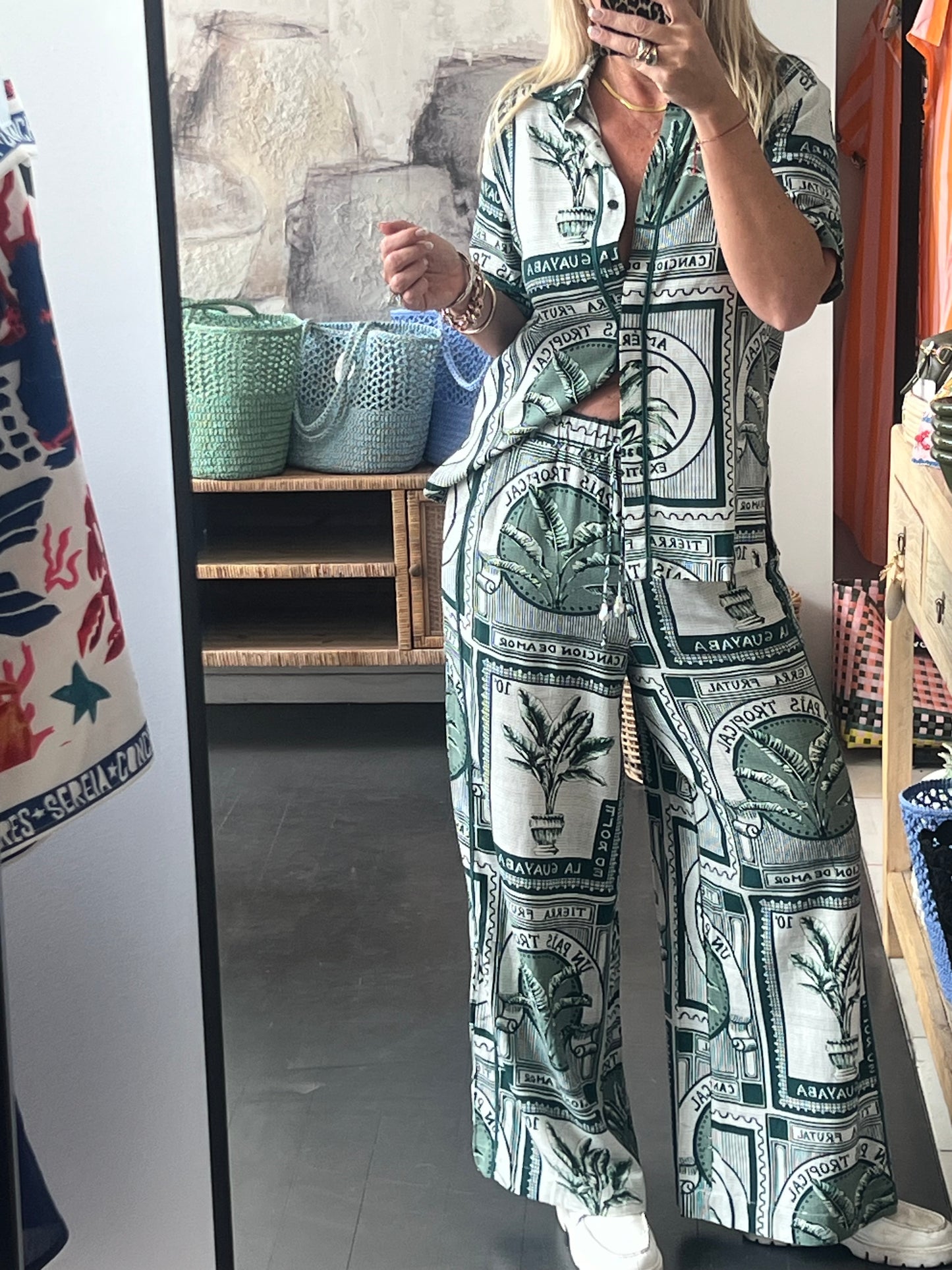 Costa Rica Linen Shirt & Pant Set