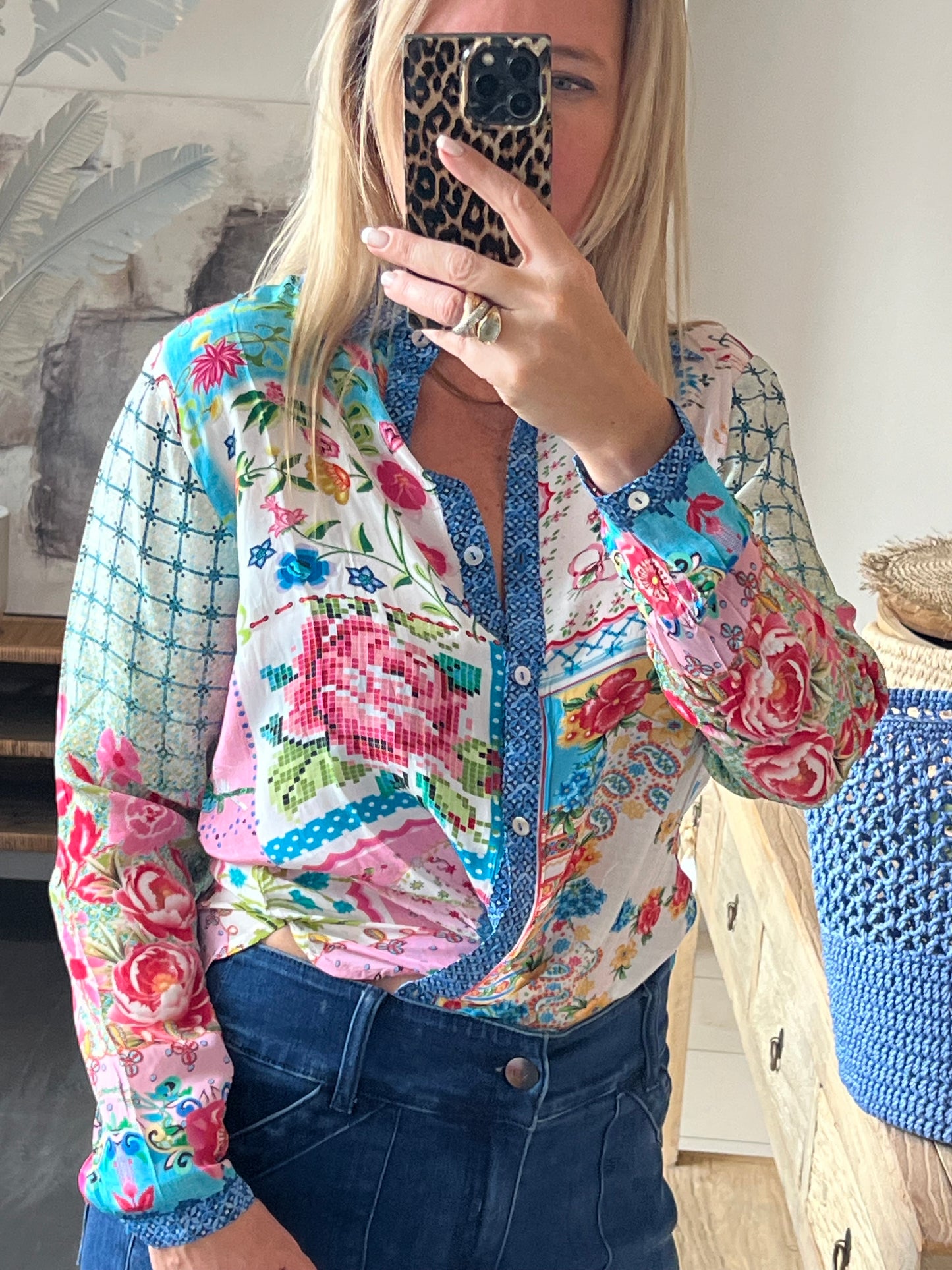 Slinky Resort Shirt - multi