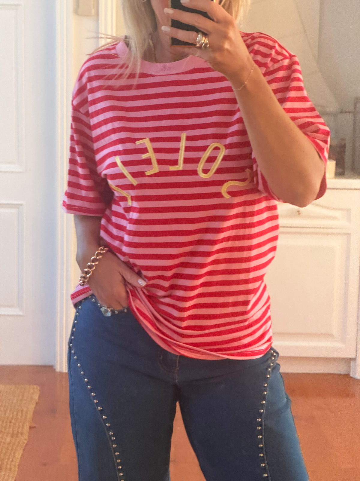 Soliel T-Shirt - red & pink