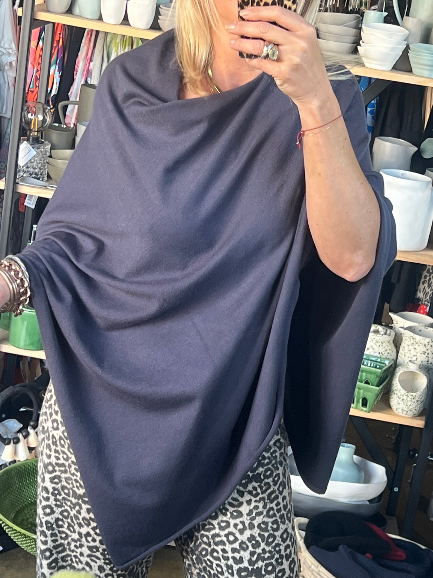 35 colours Travel Wrap Poncho- wool blend