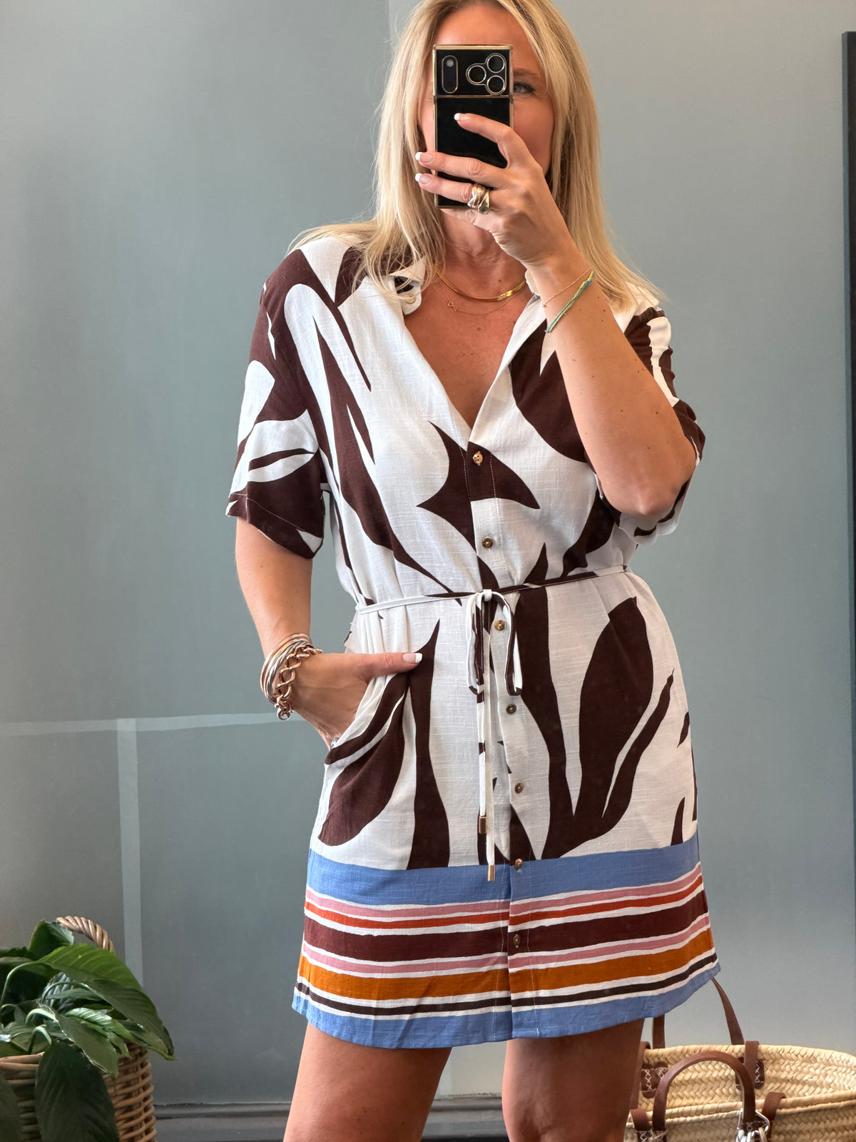 Linen Shirt Dress
