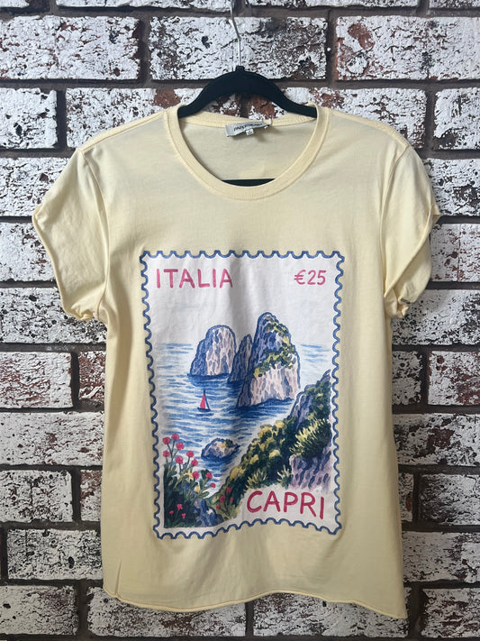 Capri T-Shirt - yellow