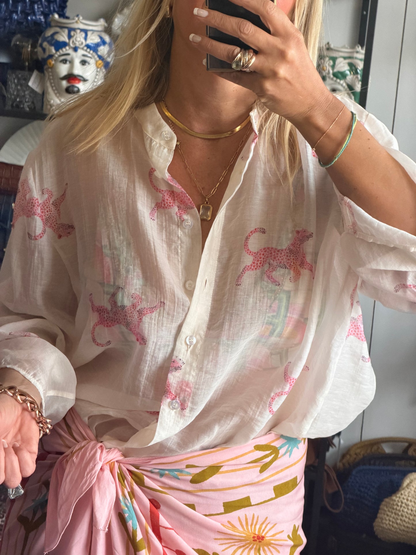 Shirt - pink tigers by Have One