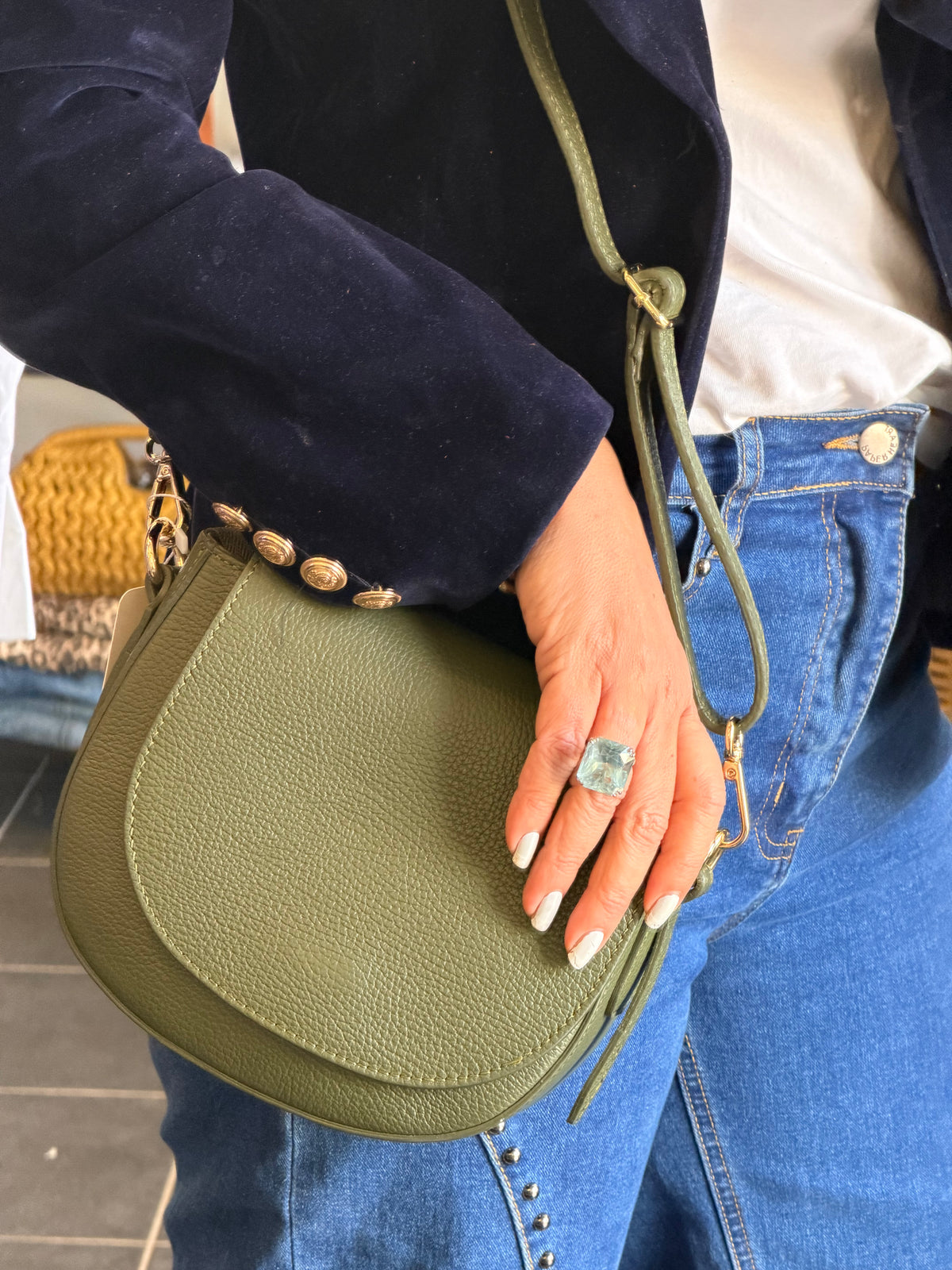 Maison FANLI Leather Gabrielle bag