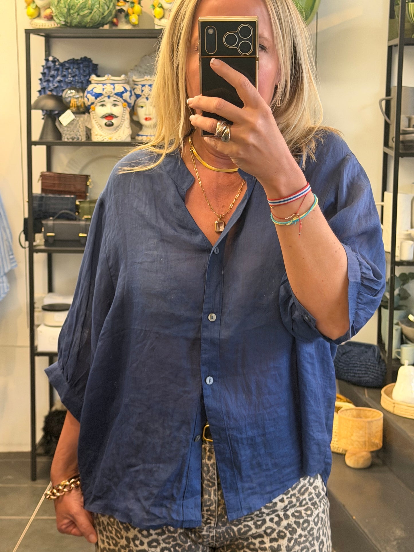 Linen Travel Shirt - choose your colour