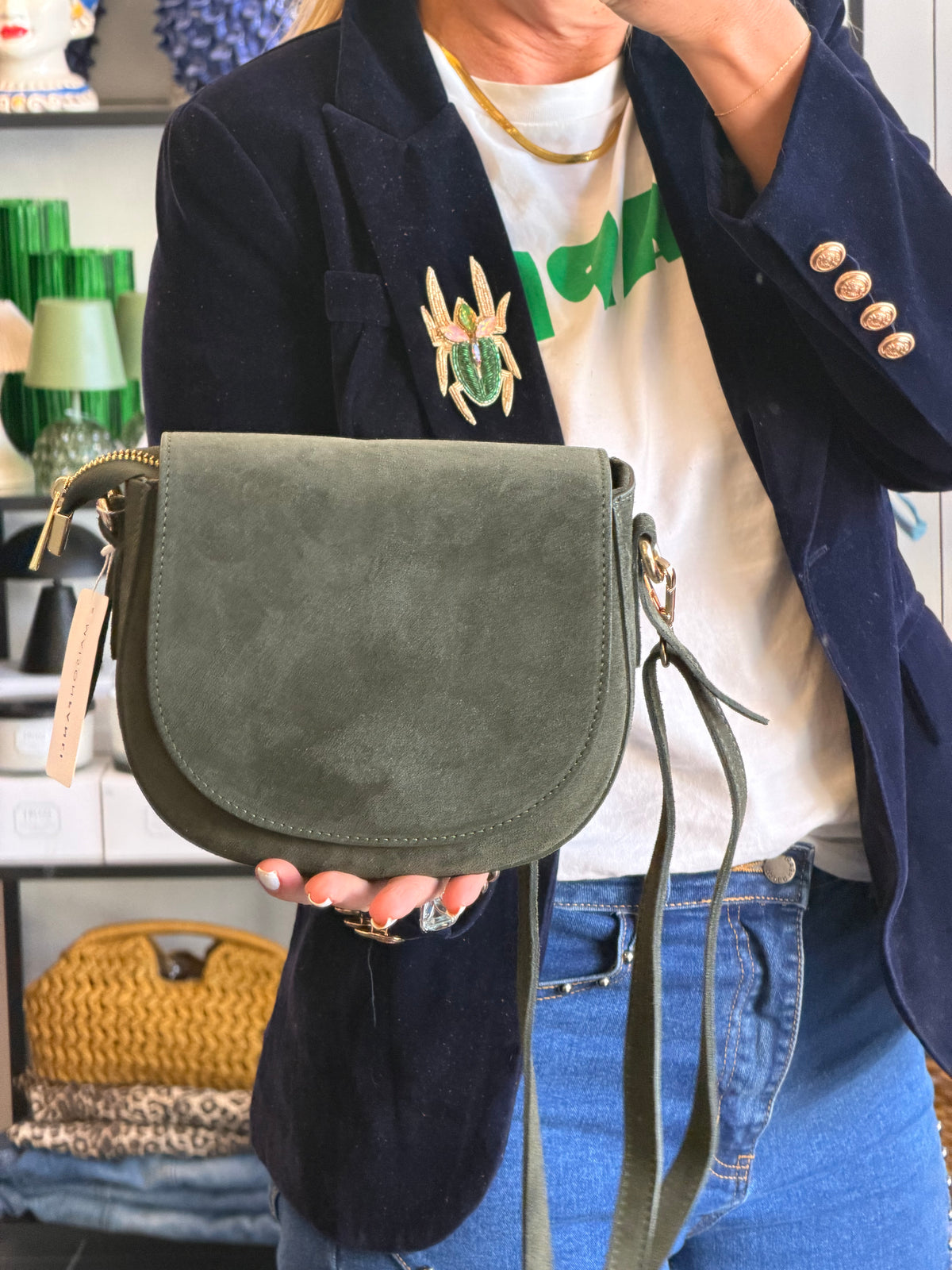 Maison FANLI Leather Gabrielle bag