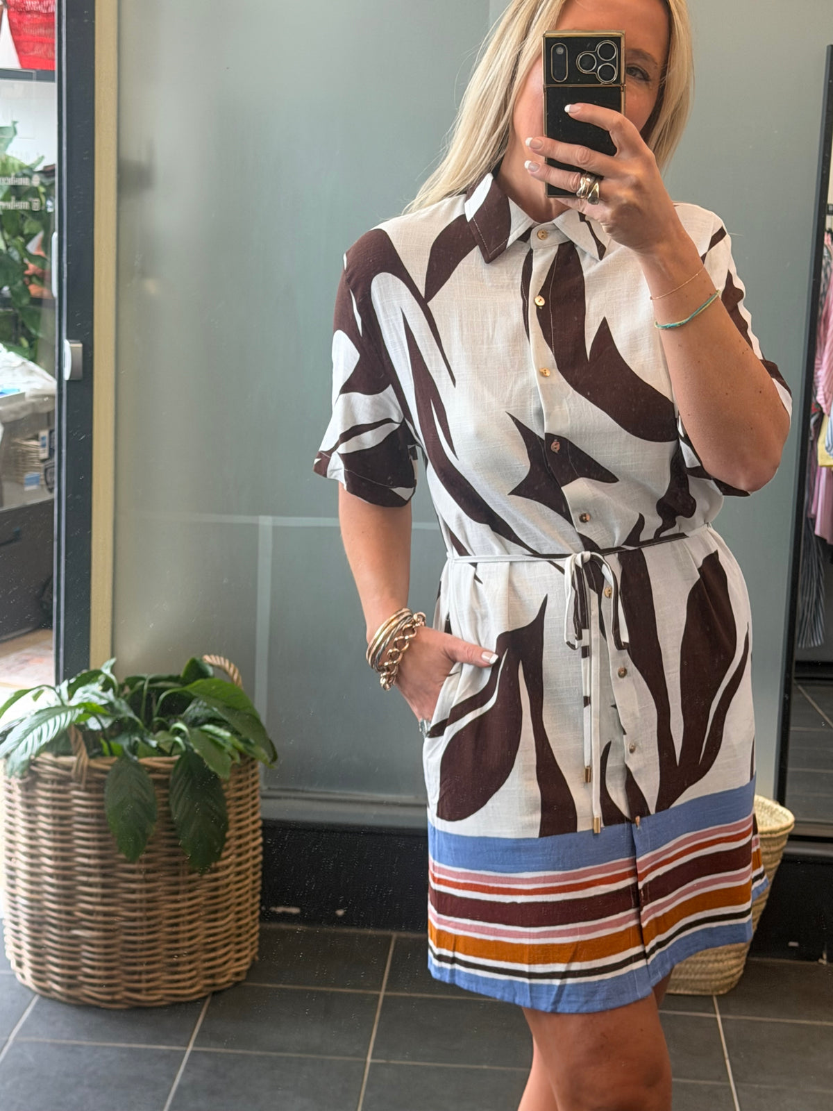 Linen Shirt Dress
