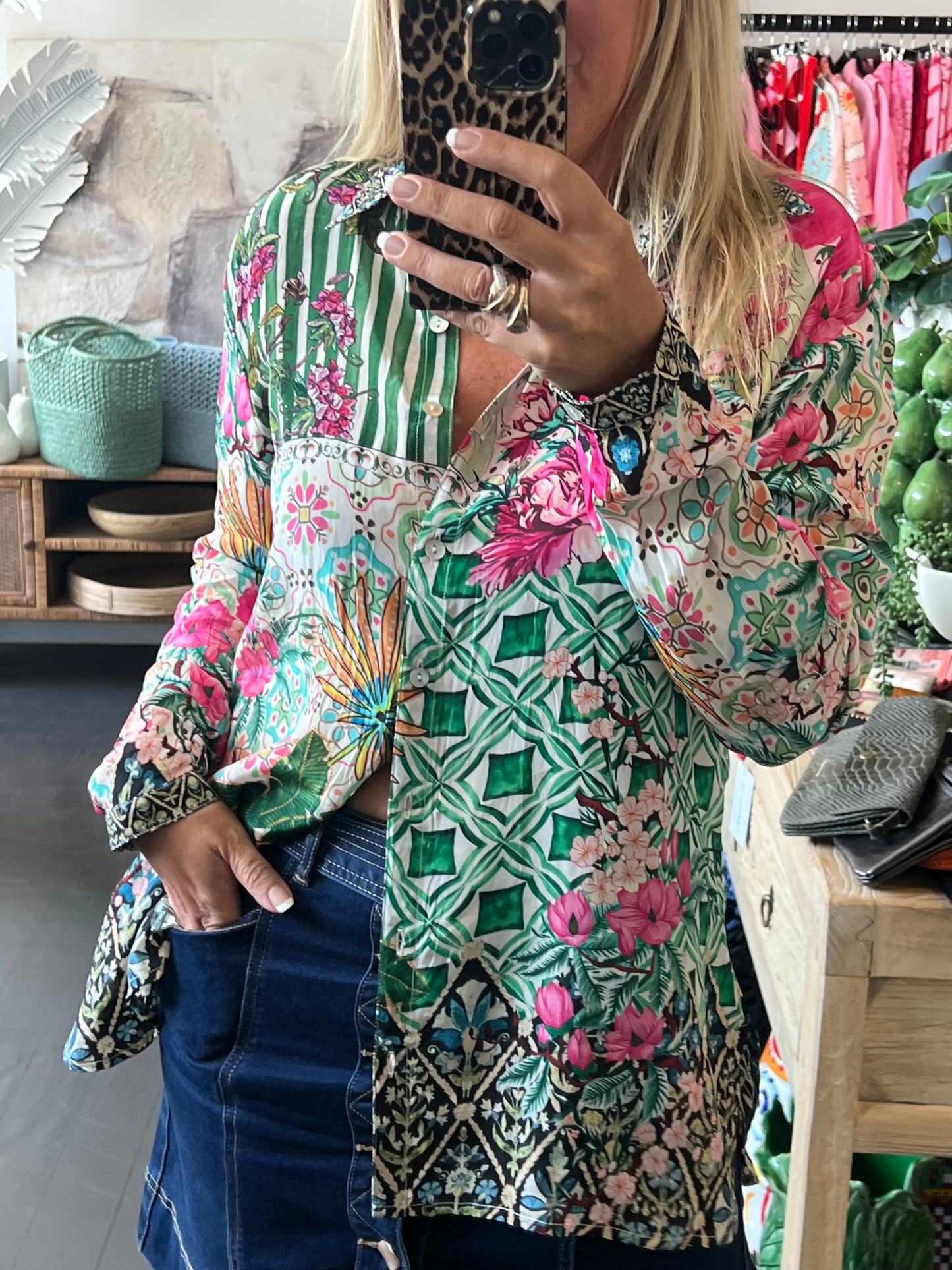 Slinky Resort Shirt - green