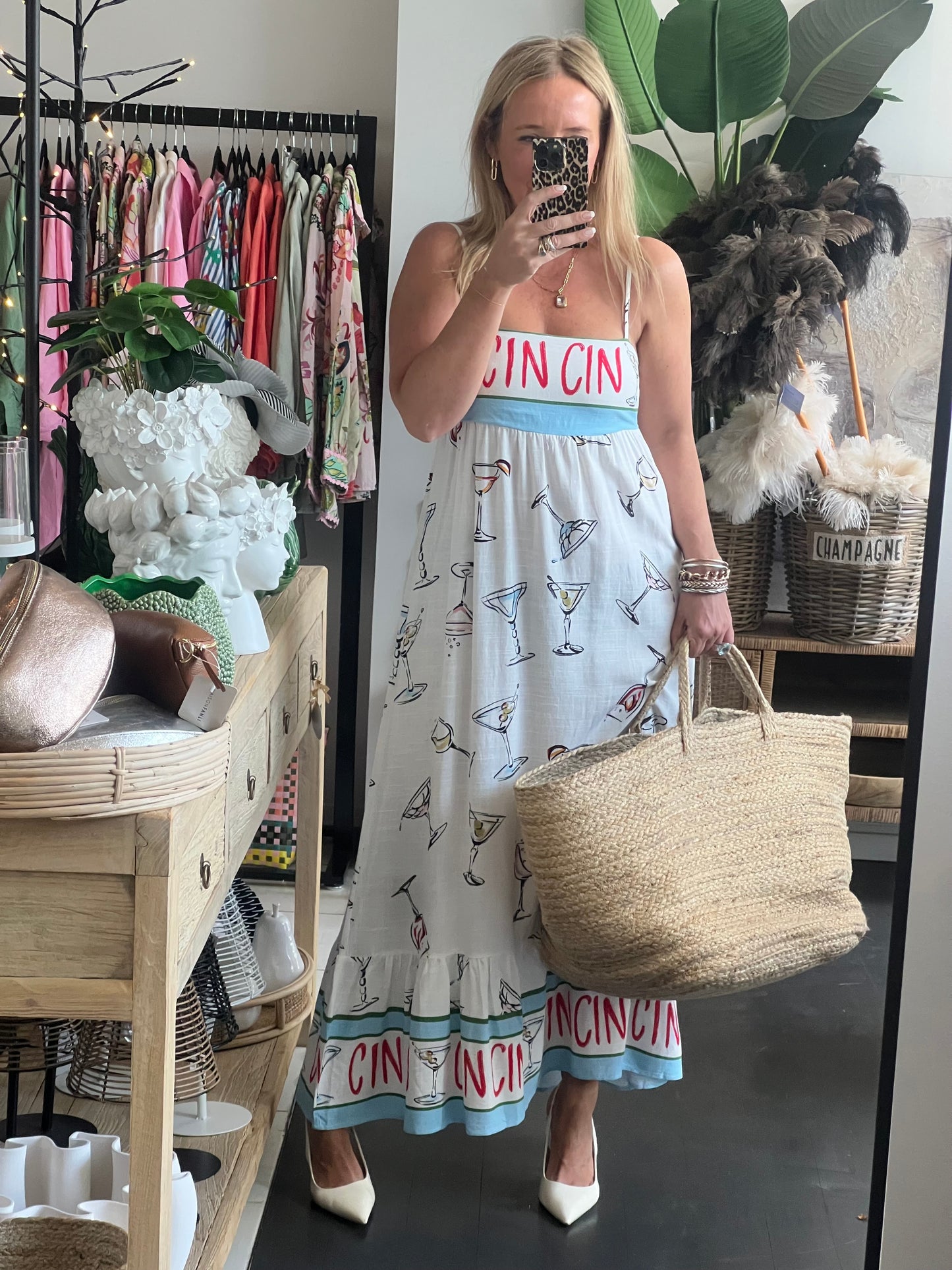 Cin Cin Maxi Strappy Dress