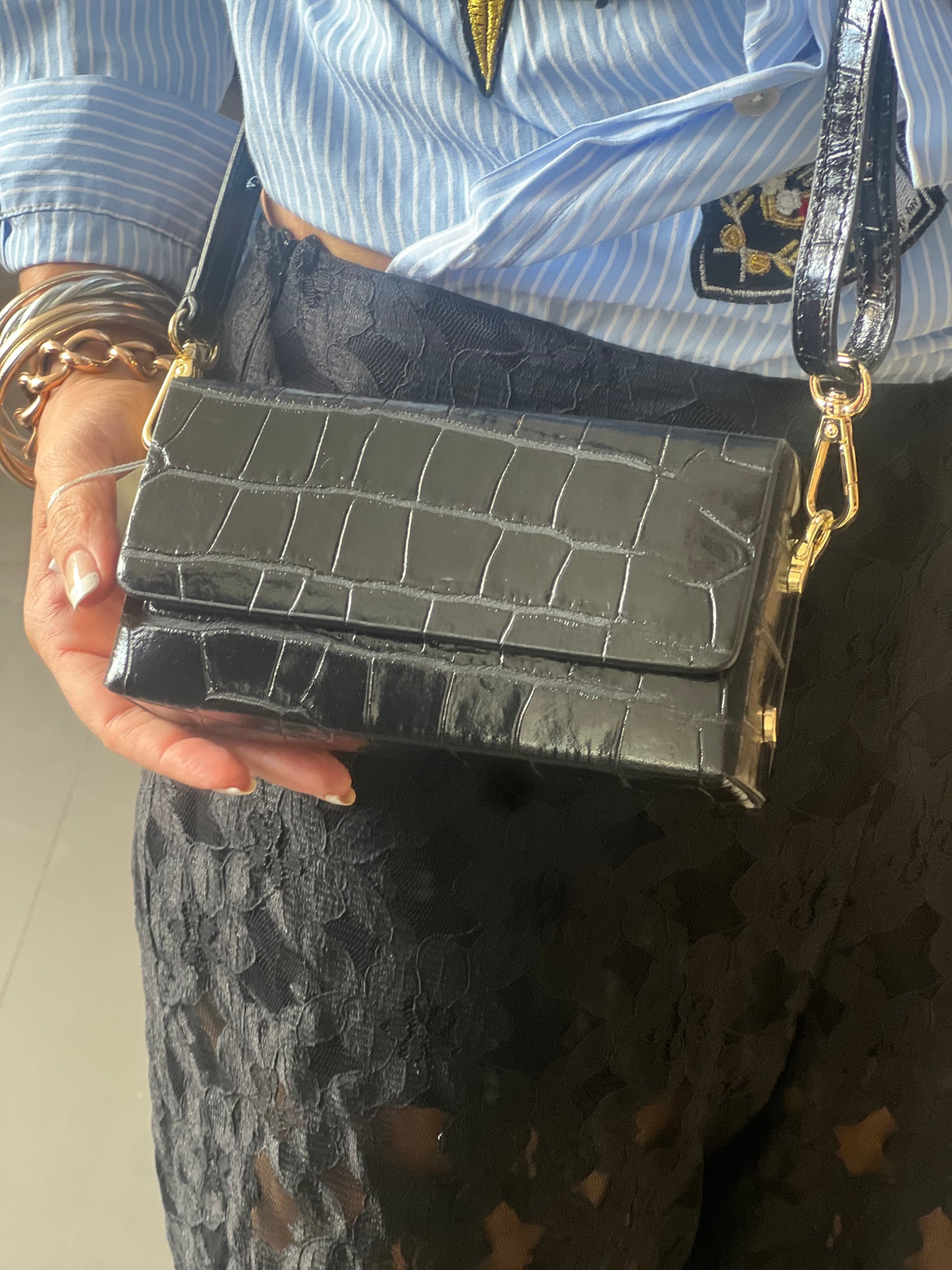 Maison FANLI Leather Margot Box Bag
