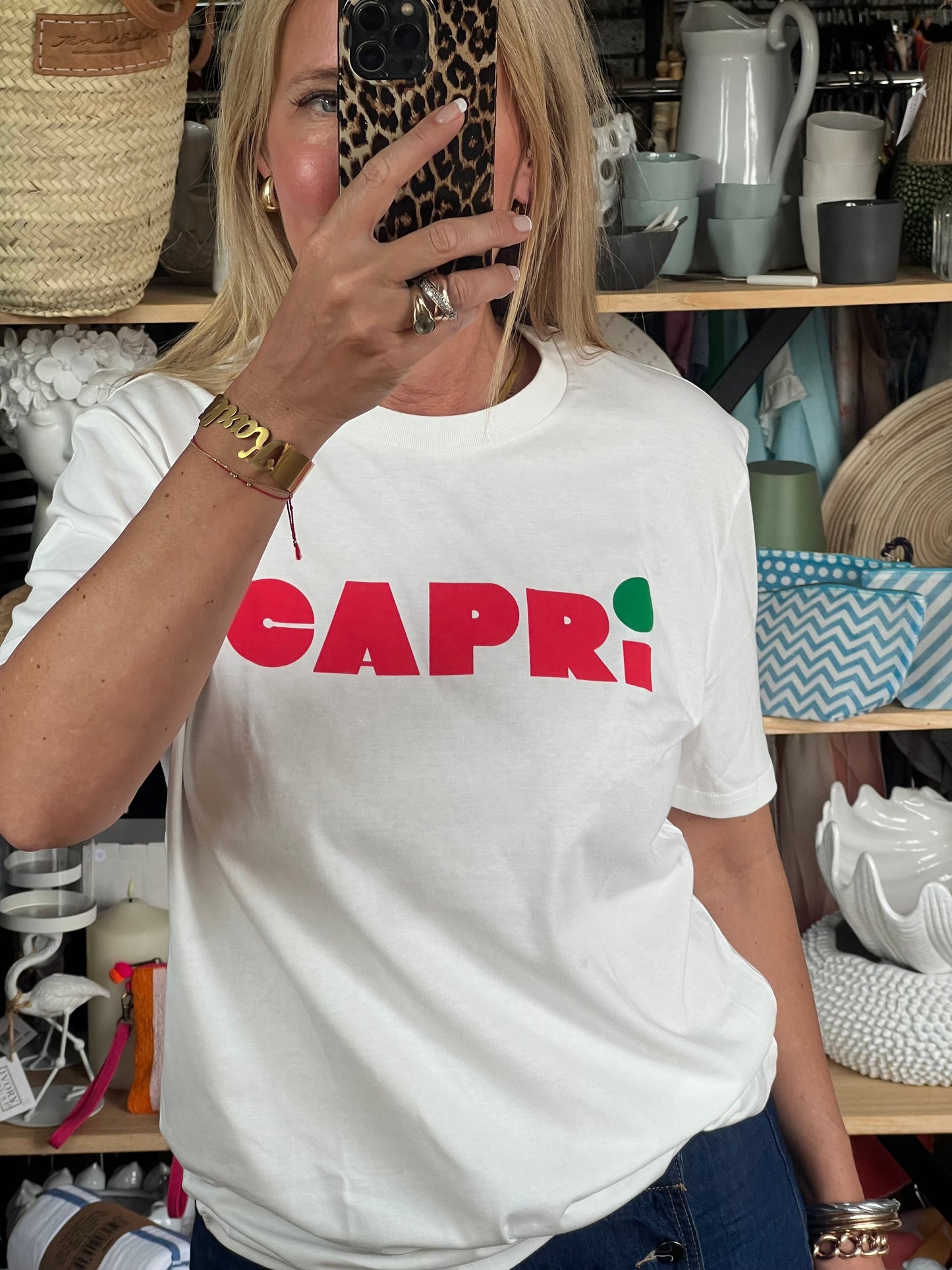 Capri Tee red - Little Palma