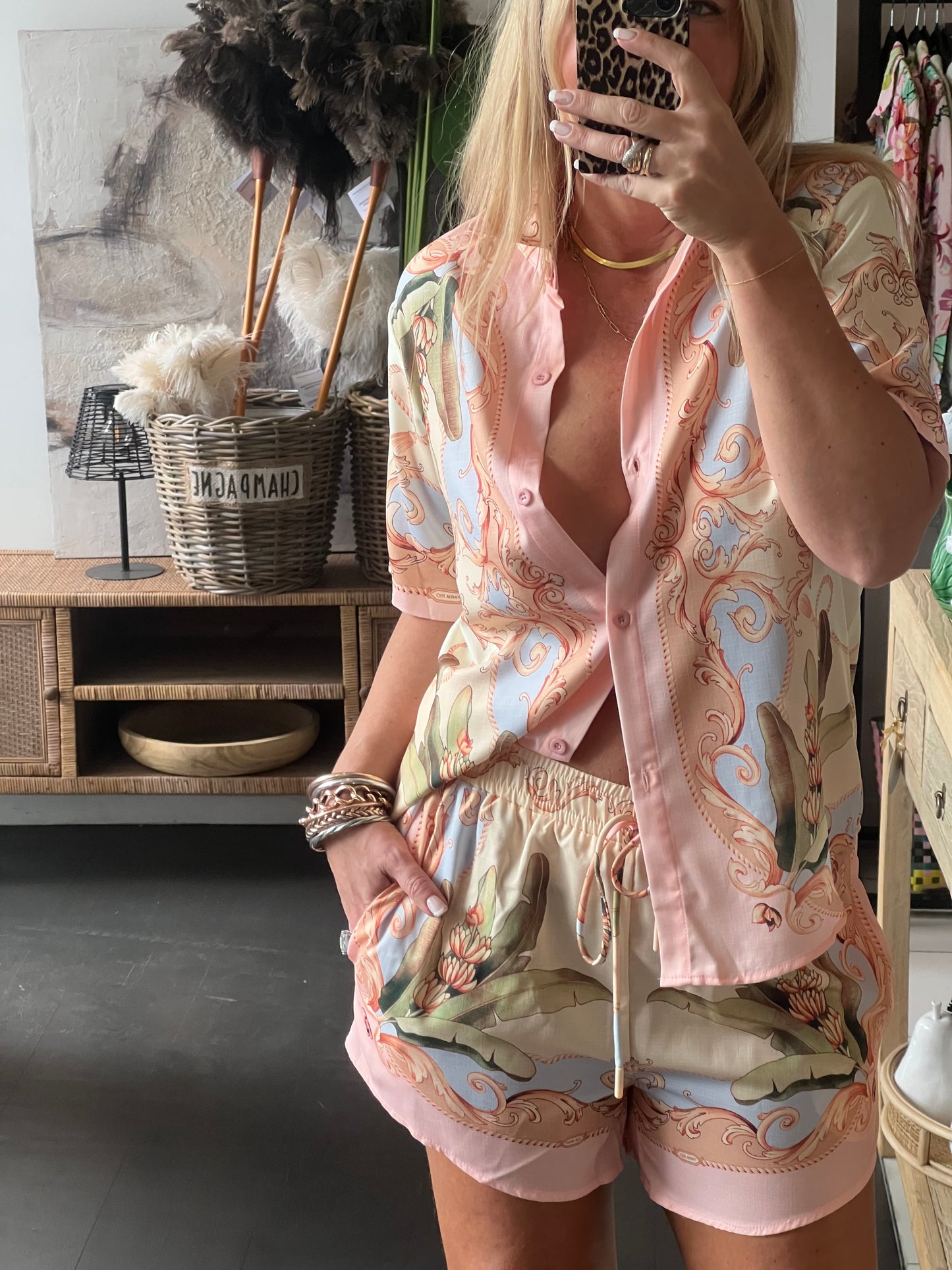 Positano Shirt & Shorts Set