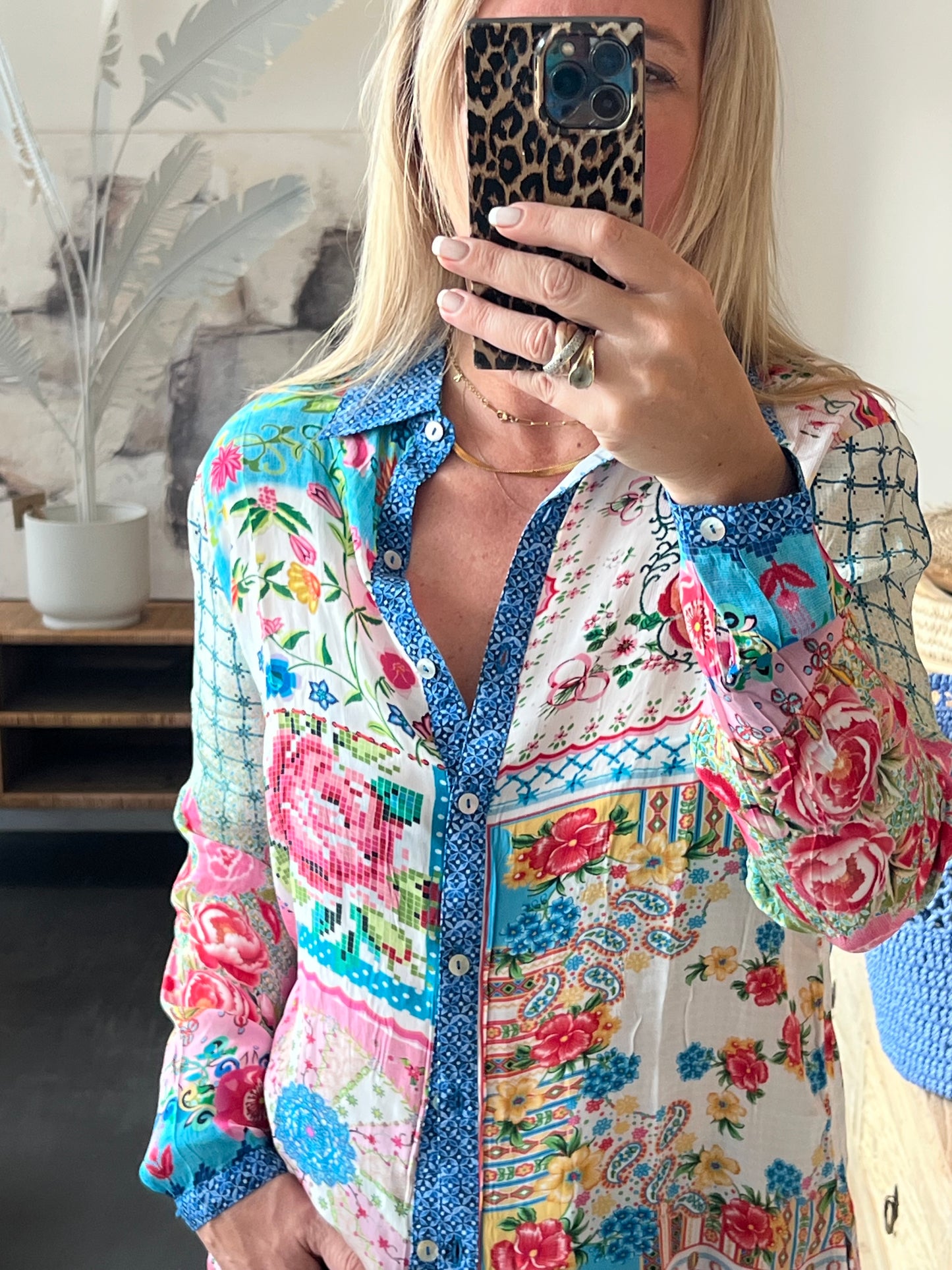 Slinky Resort Shirt - multi