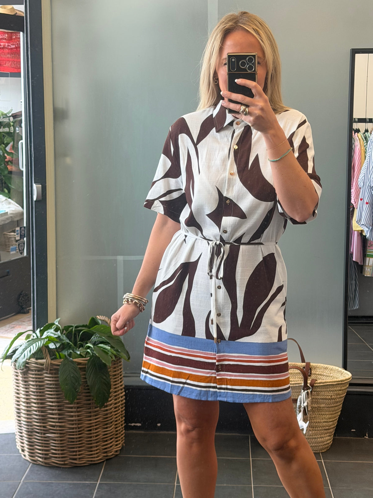 Linen Shirt Dress