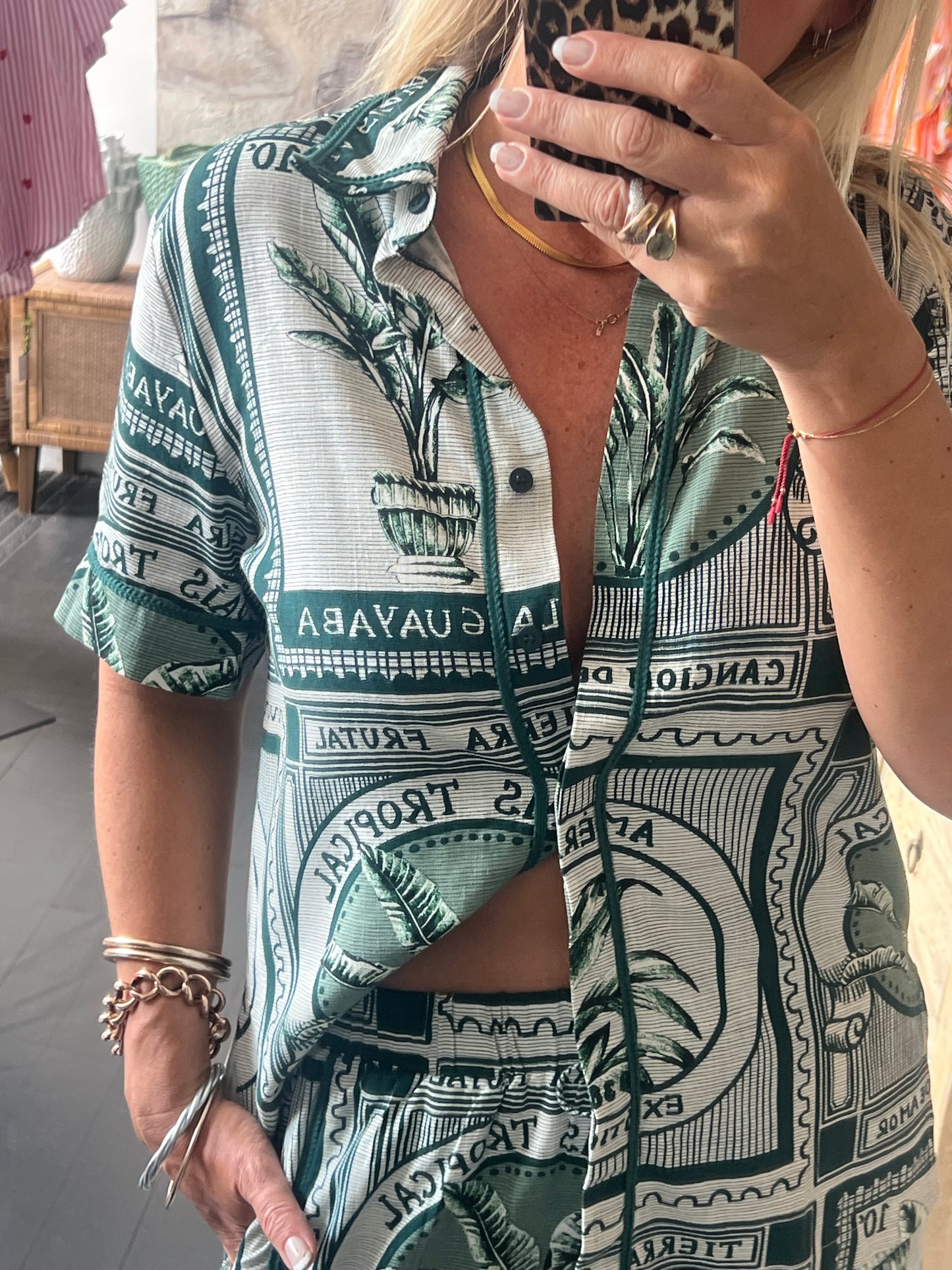 Costa Rica Linen Shirt & Pant Set