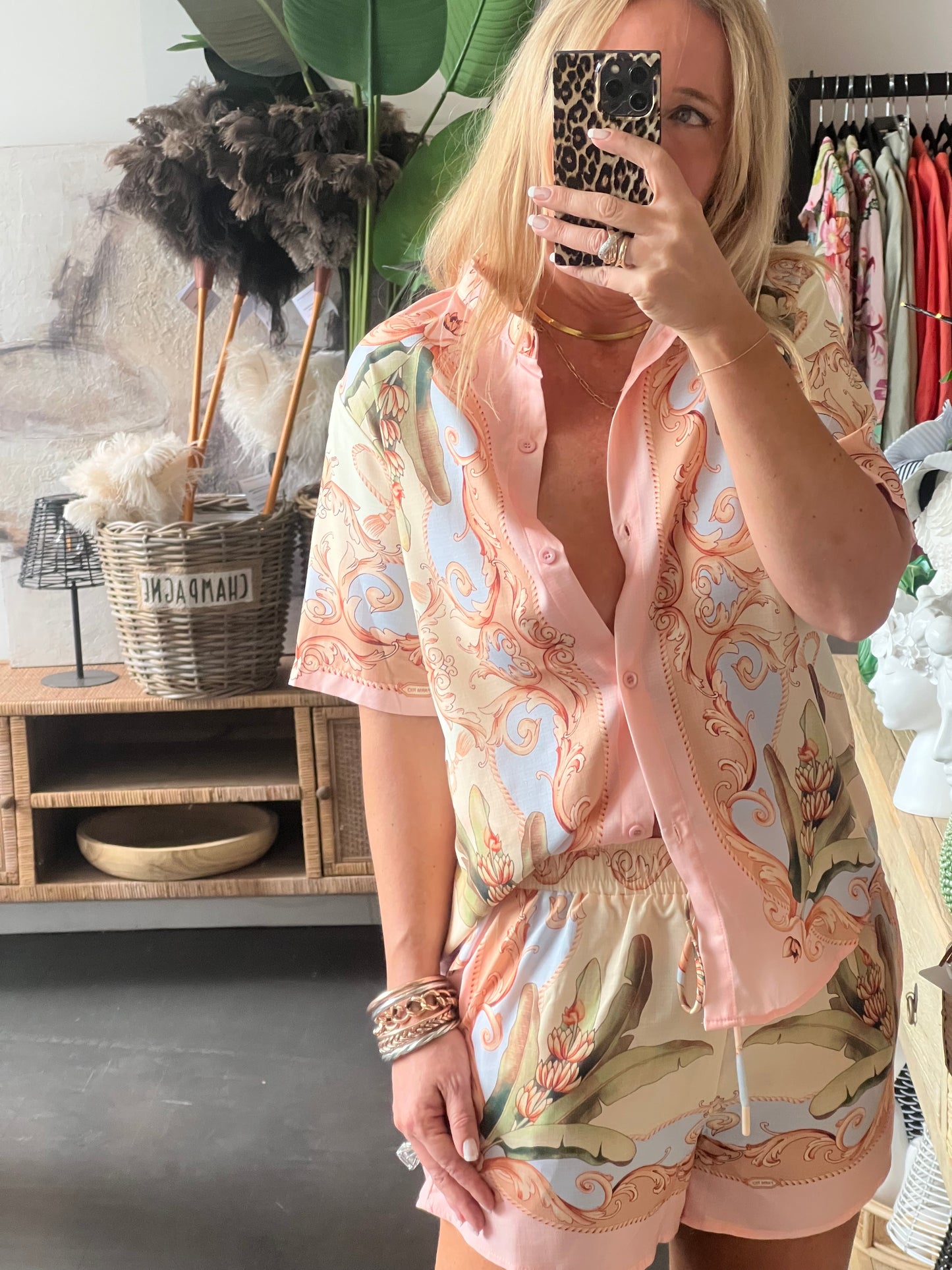 Positano Shirt & Shorts Set