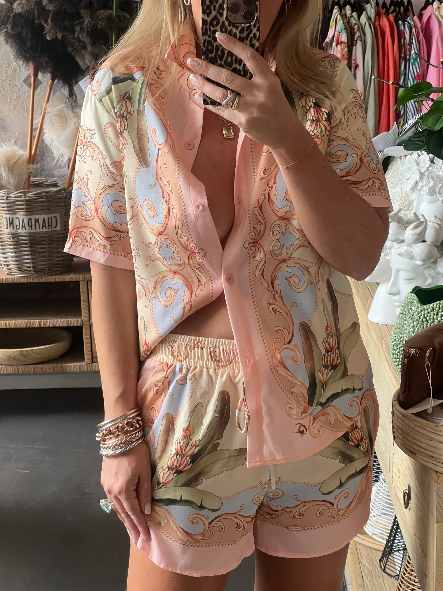 Positano Shirt & Shorts Set