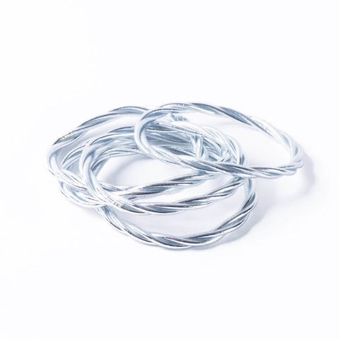 Authentic Buddhist Bangles from Paris - silver