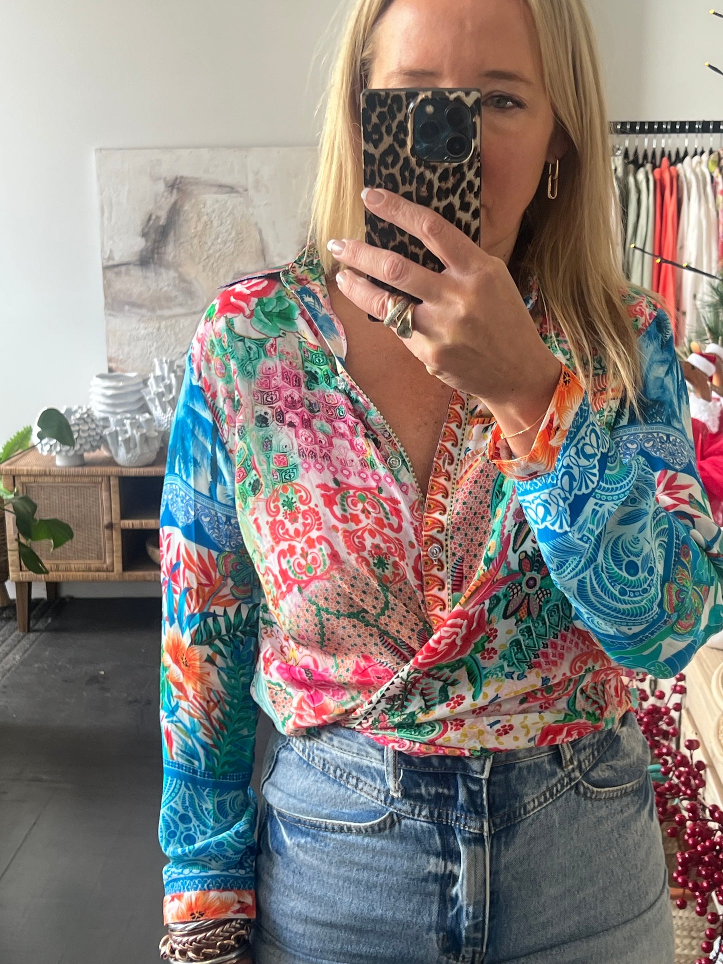 Slinky Floral Resort Shirt
